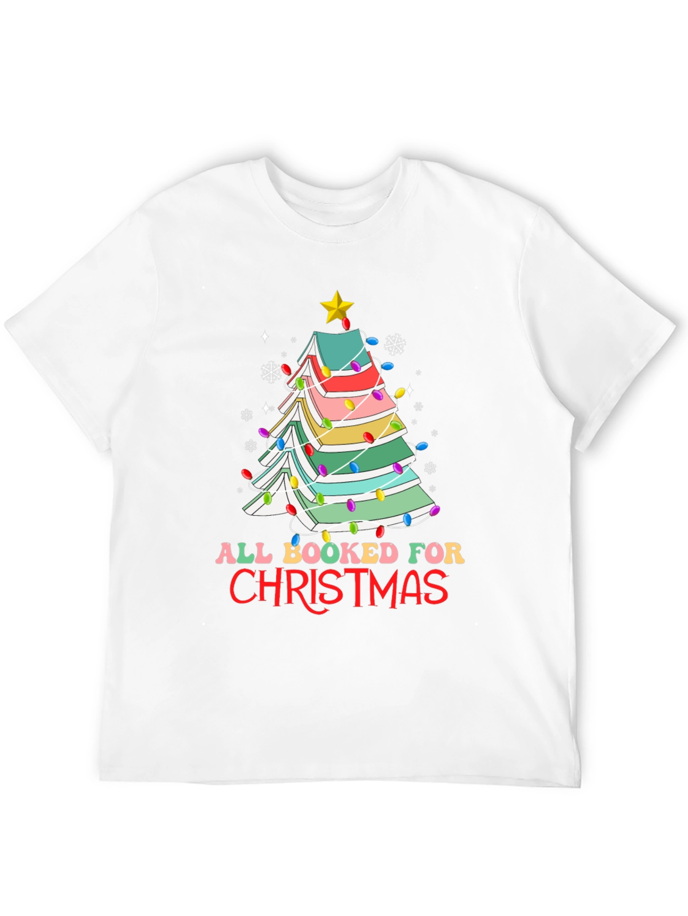 All Booked For Christmas T-Shirt