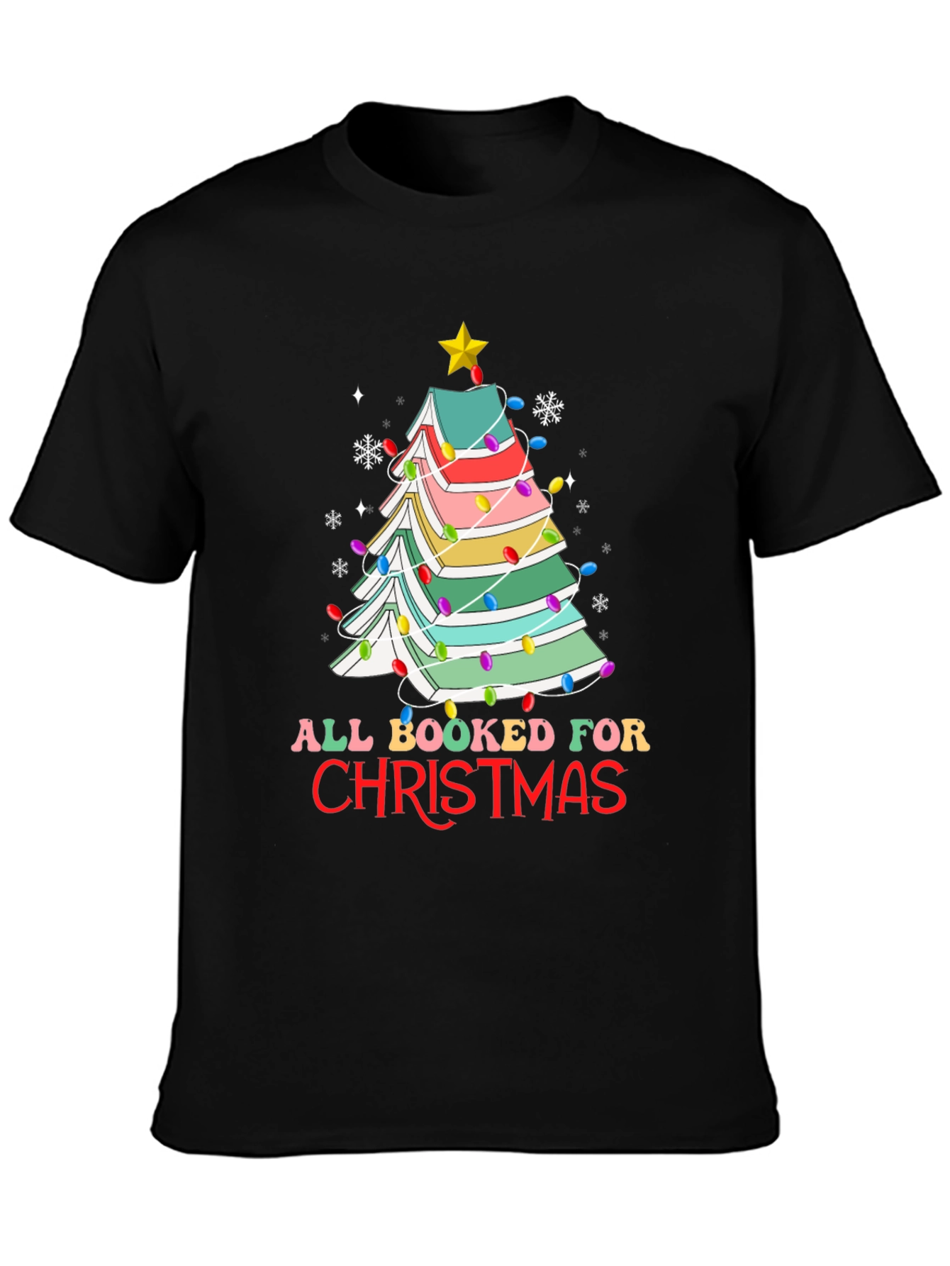 All Booked For Christmas T-Shirt