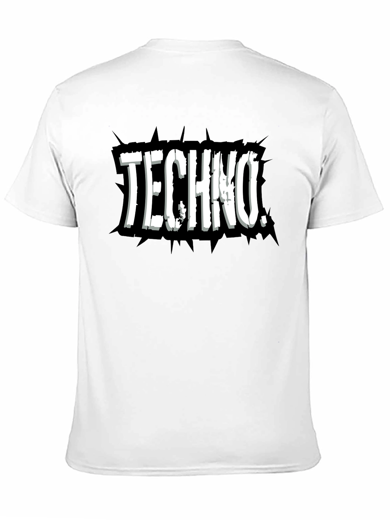 Techno Music T-Shirt - Black Graphic Tee
