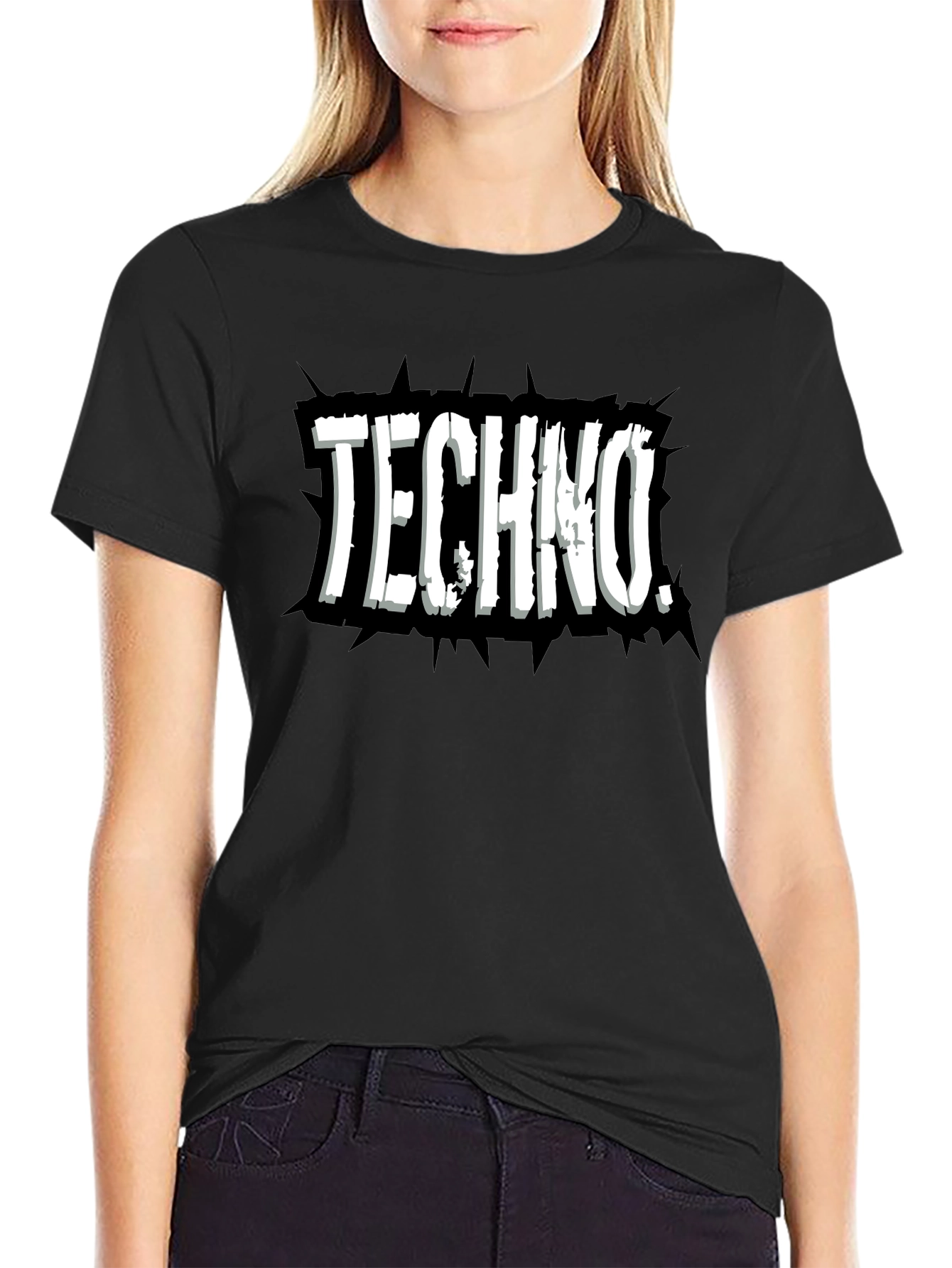 Techno Music T-Shirt - Black Graphic Tee