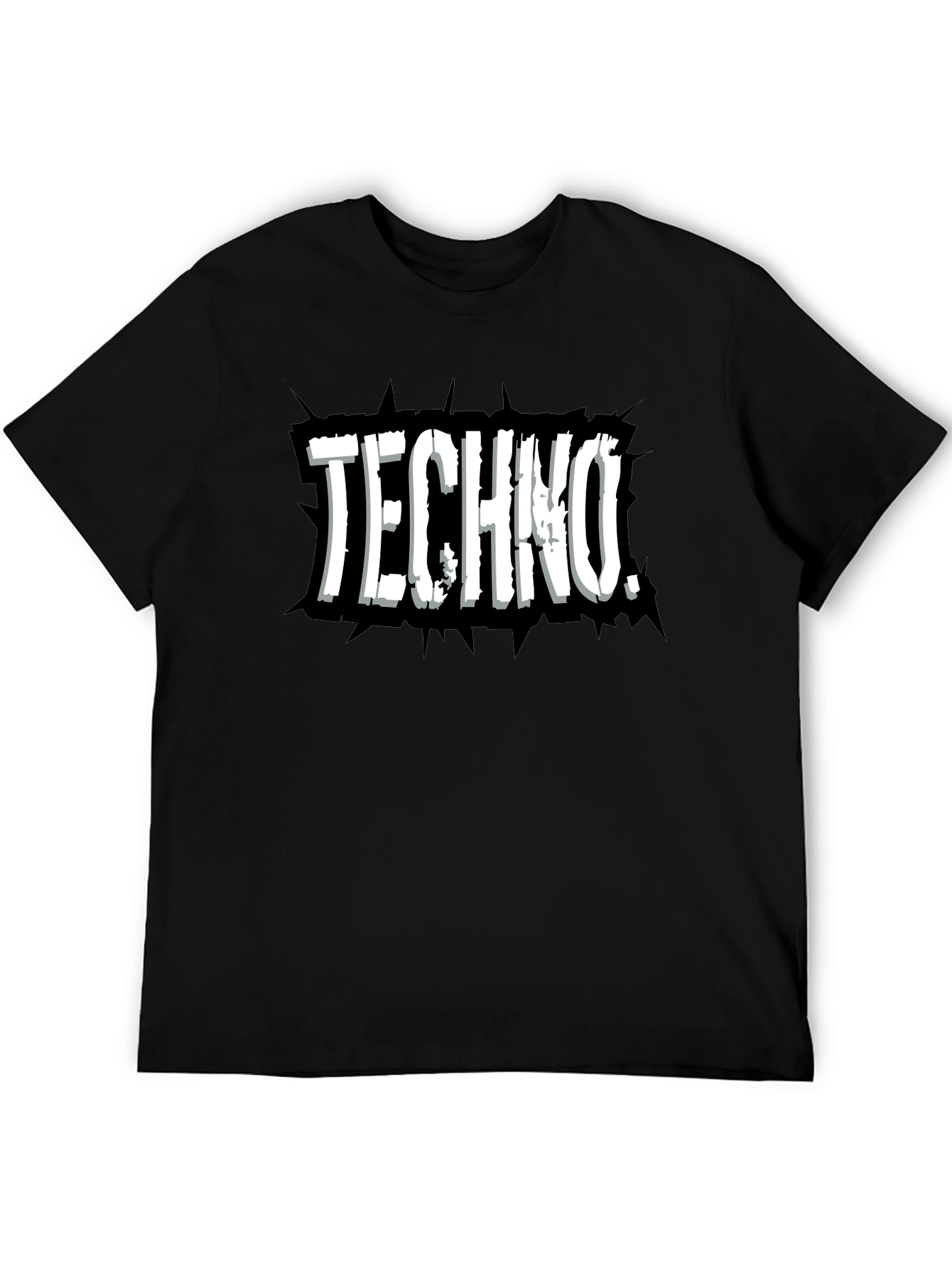 Techno Music T-Shirt - Black Graphic Tee
