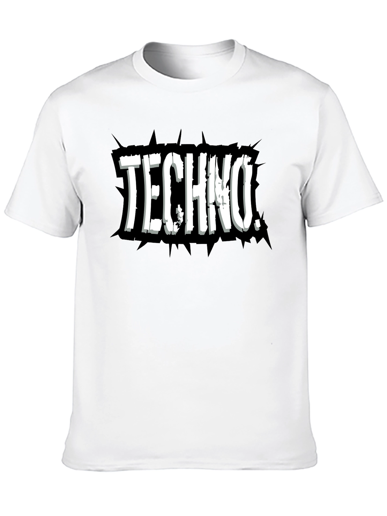 Techno Music T-Shirt - Black Graphic Tee
