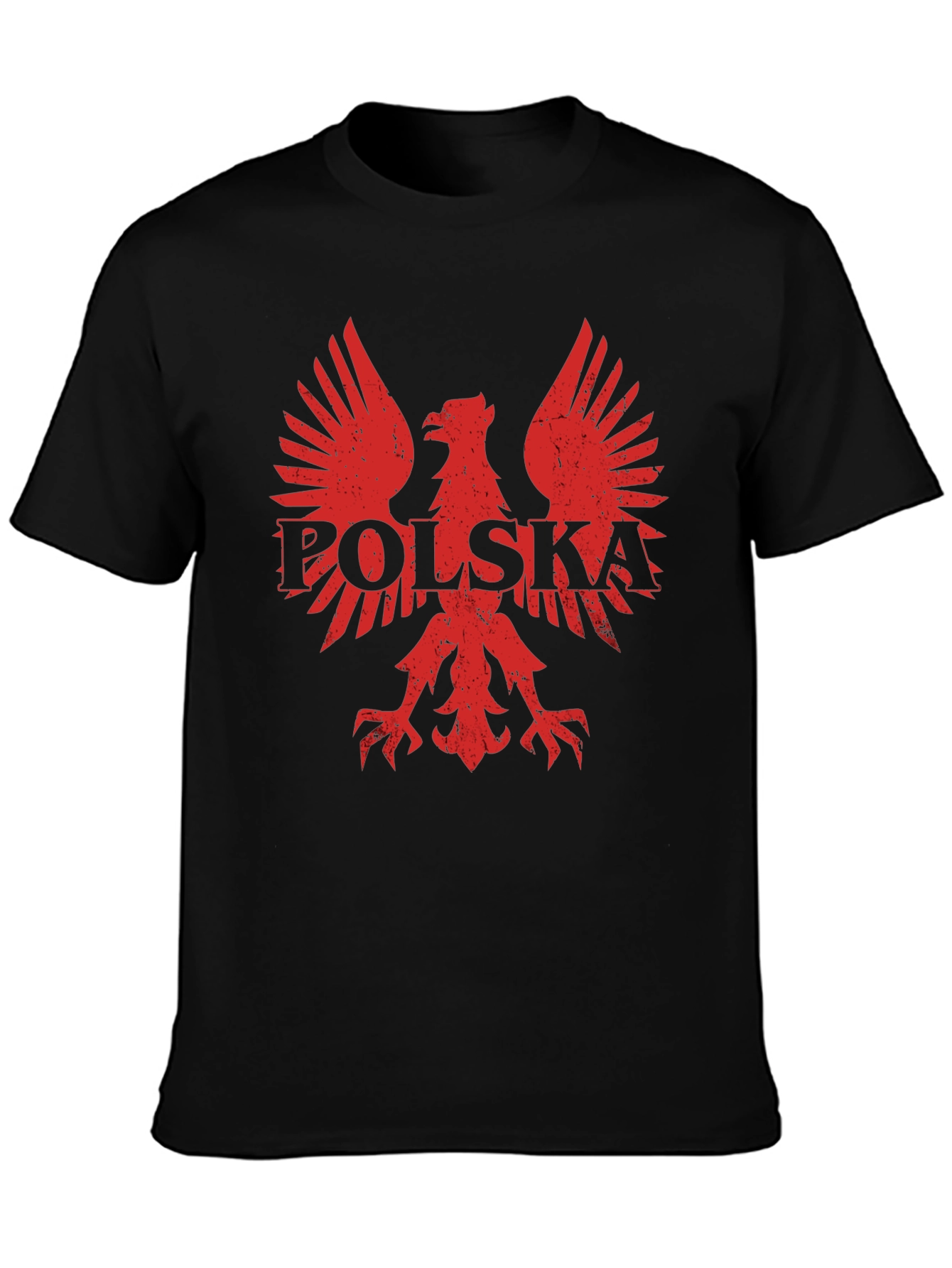 Poland Eagle Crest T-Shirt - Black