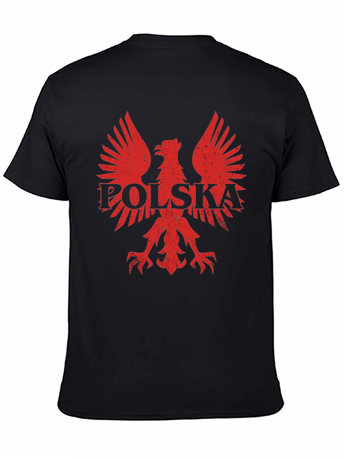 Poland Eagle Crest T-Shirt - Black