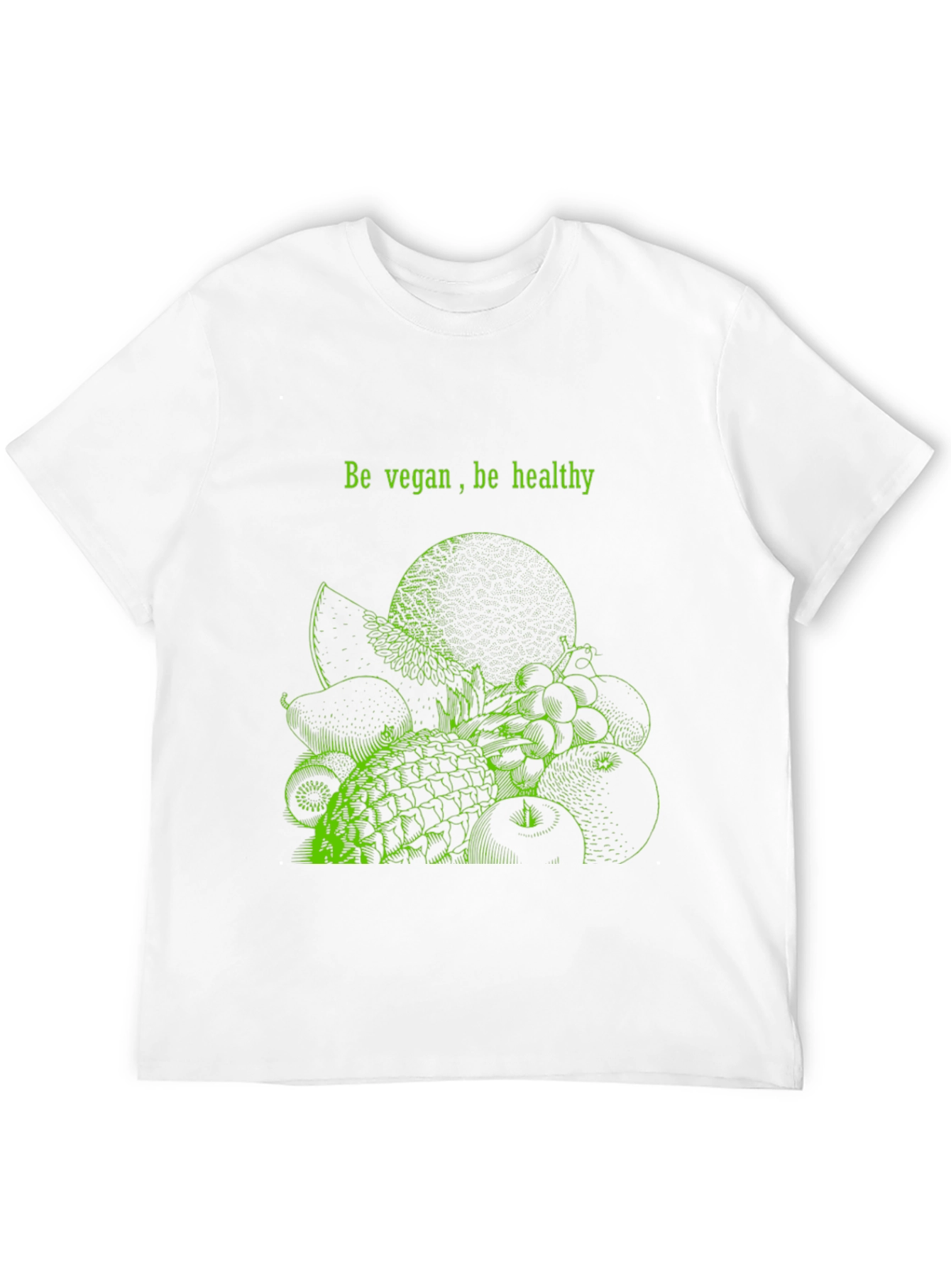 Vegan & Healthy Black T-Shirt