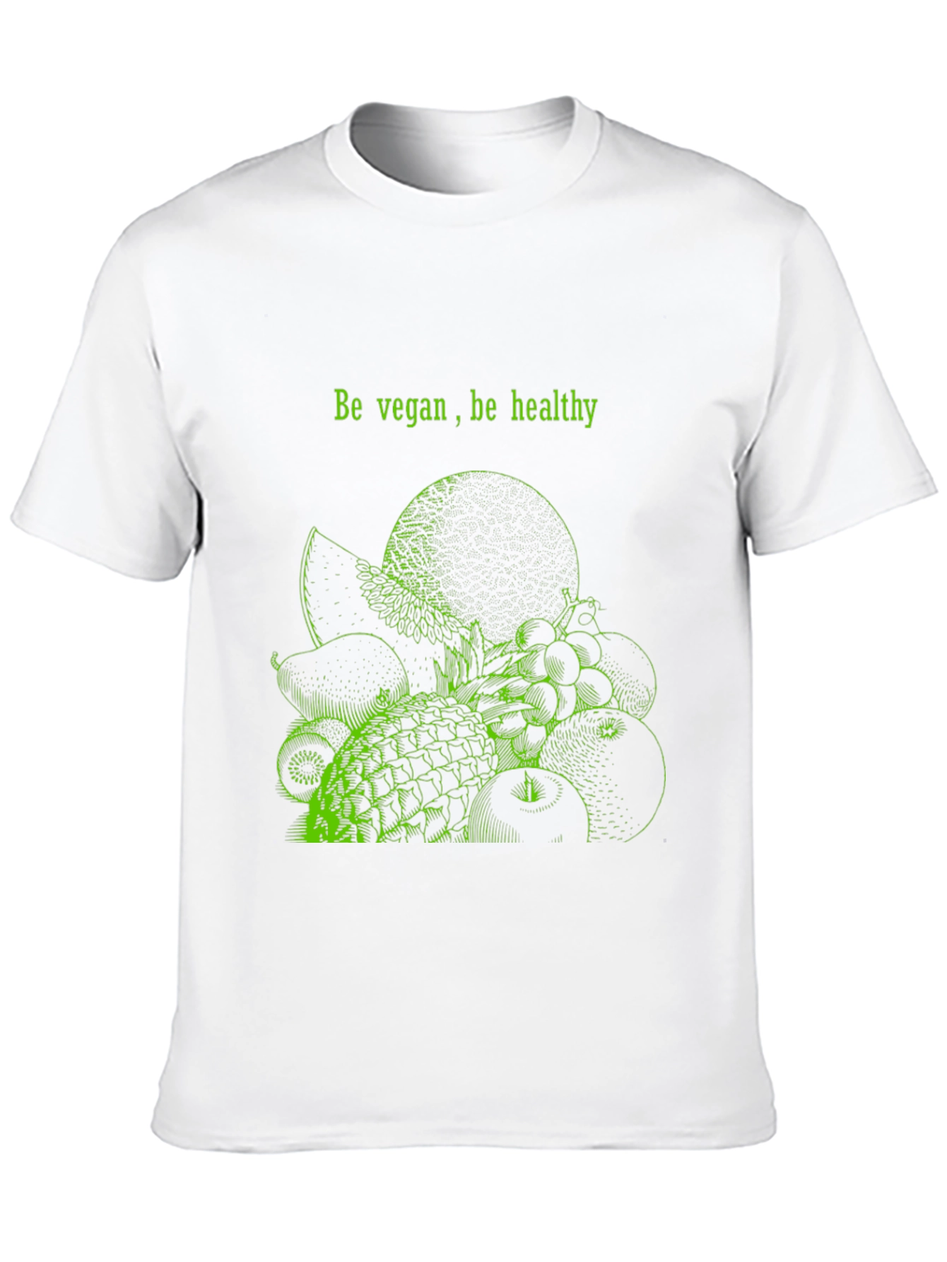 Vegan & Healthy Black T-Shirt