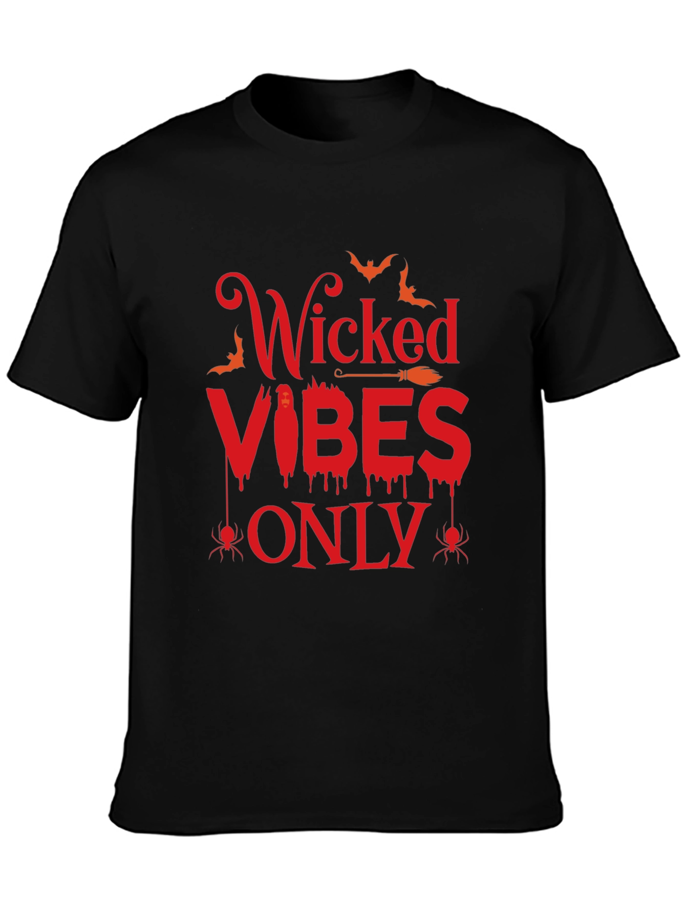 Wicked Vibes Only Halloween T-Shirt