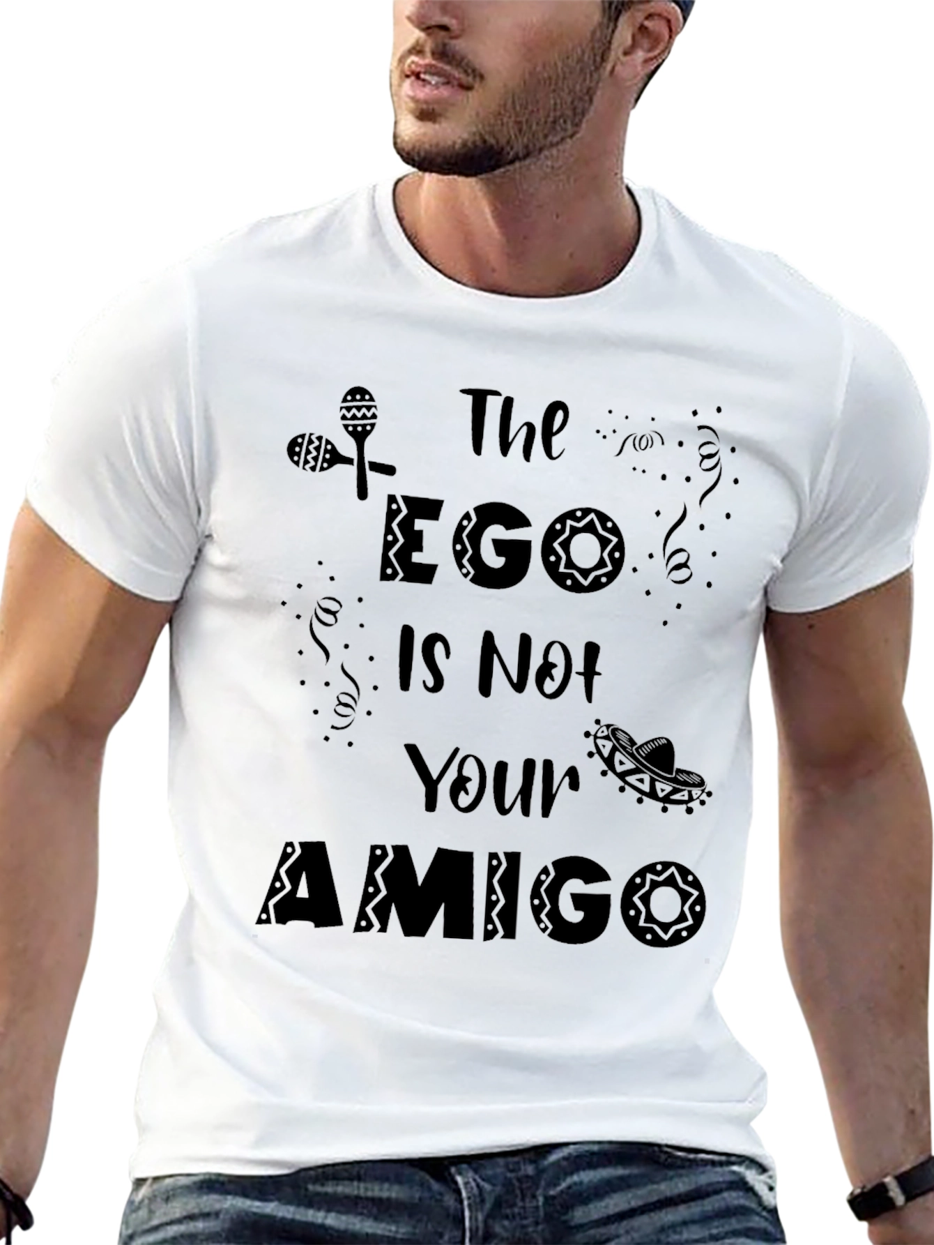 The Ego is Not Your Amigo Black T-Shirt