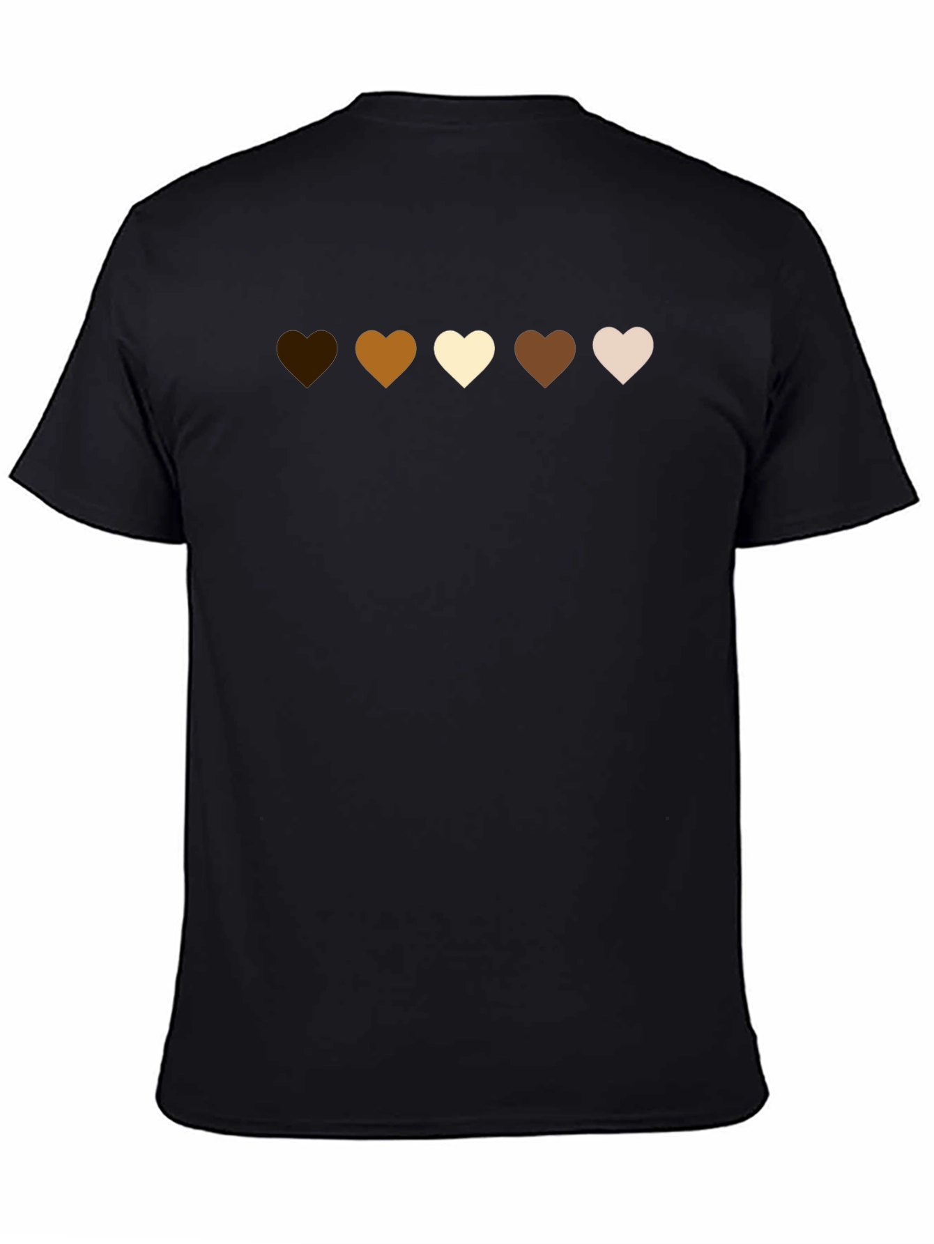 Diversity Hearts T-Shirt - Black