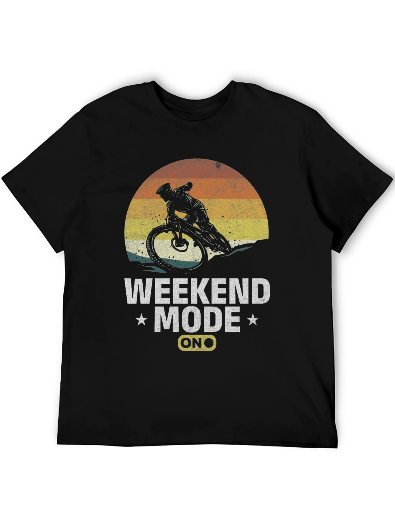 Weekend Mode On Mountain Bike T-Shirt