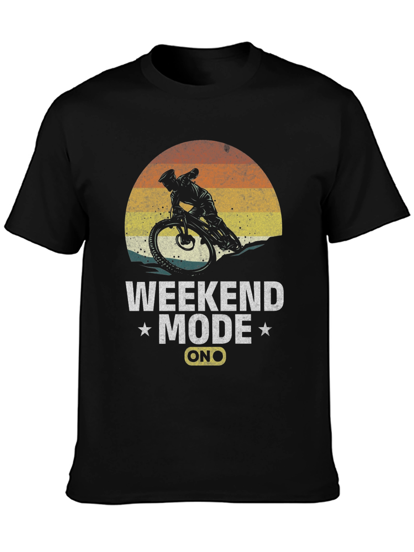 Weekend Mode On Mountain Bike T-Shirt