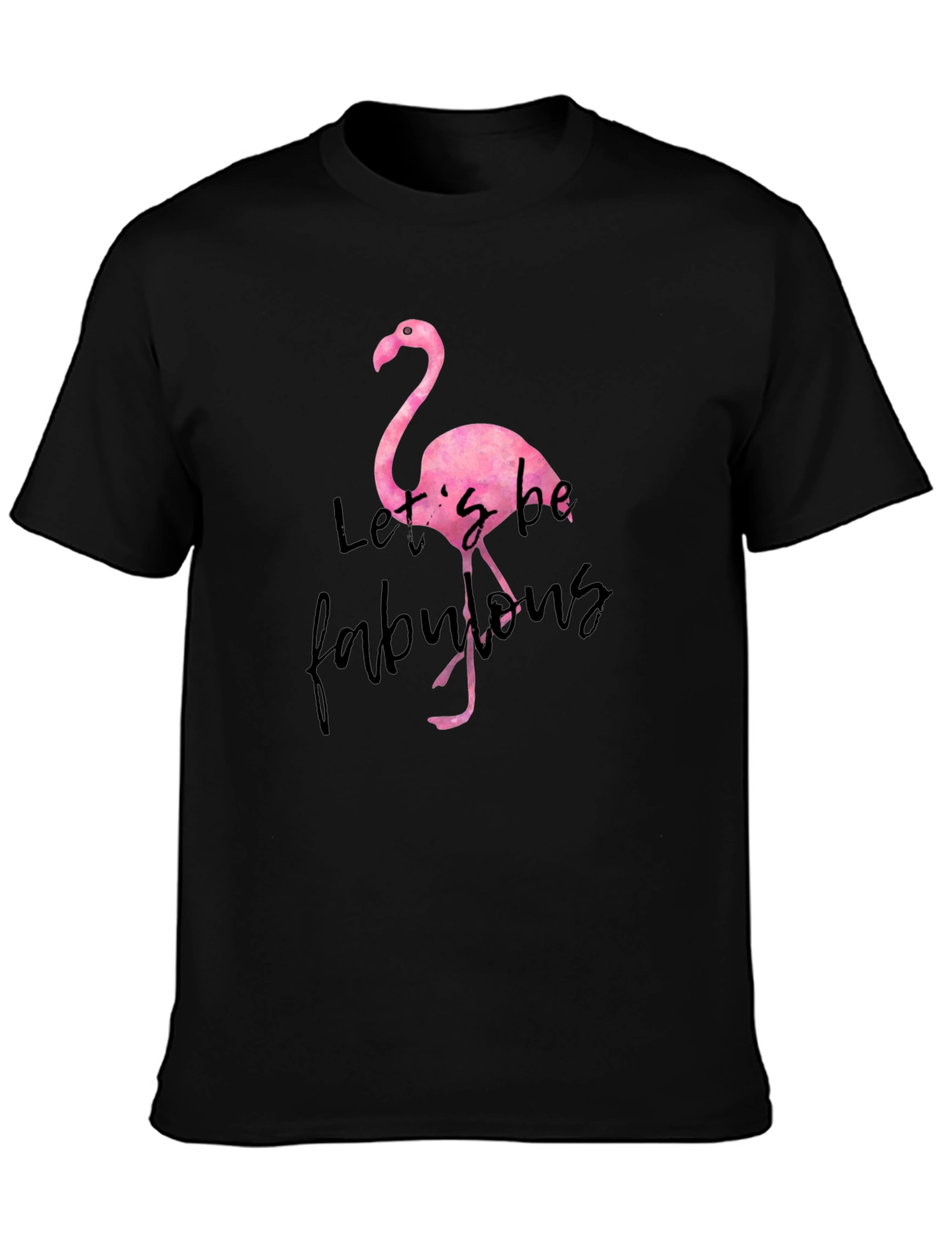 Lets be Fabulous Flamingo Graphic Tee