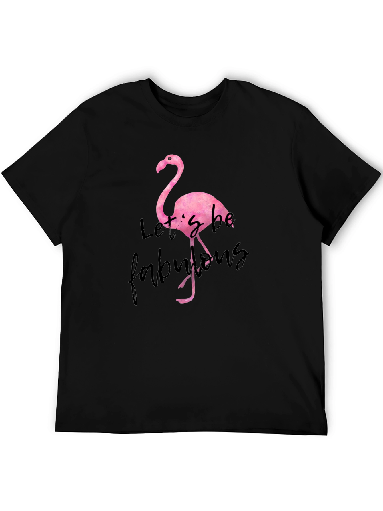 Lets be Fabulous Flamingo Graphic Tee