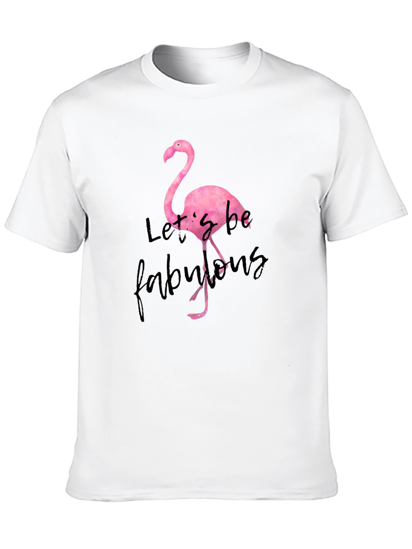 Lets be Fabulous Flamingo Graphic Tee