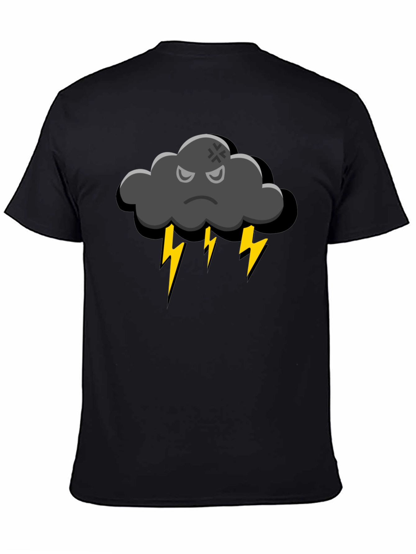 Storm Cloud T-Shirt - Angry Weather Graphic Tee