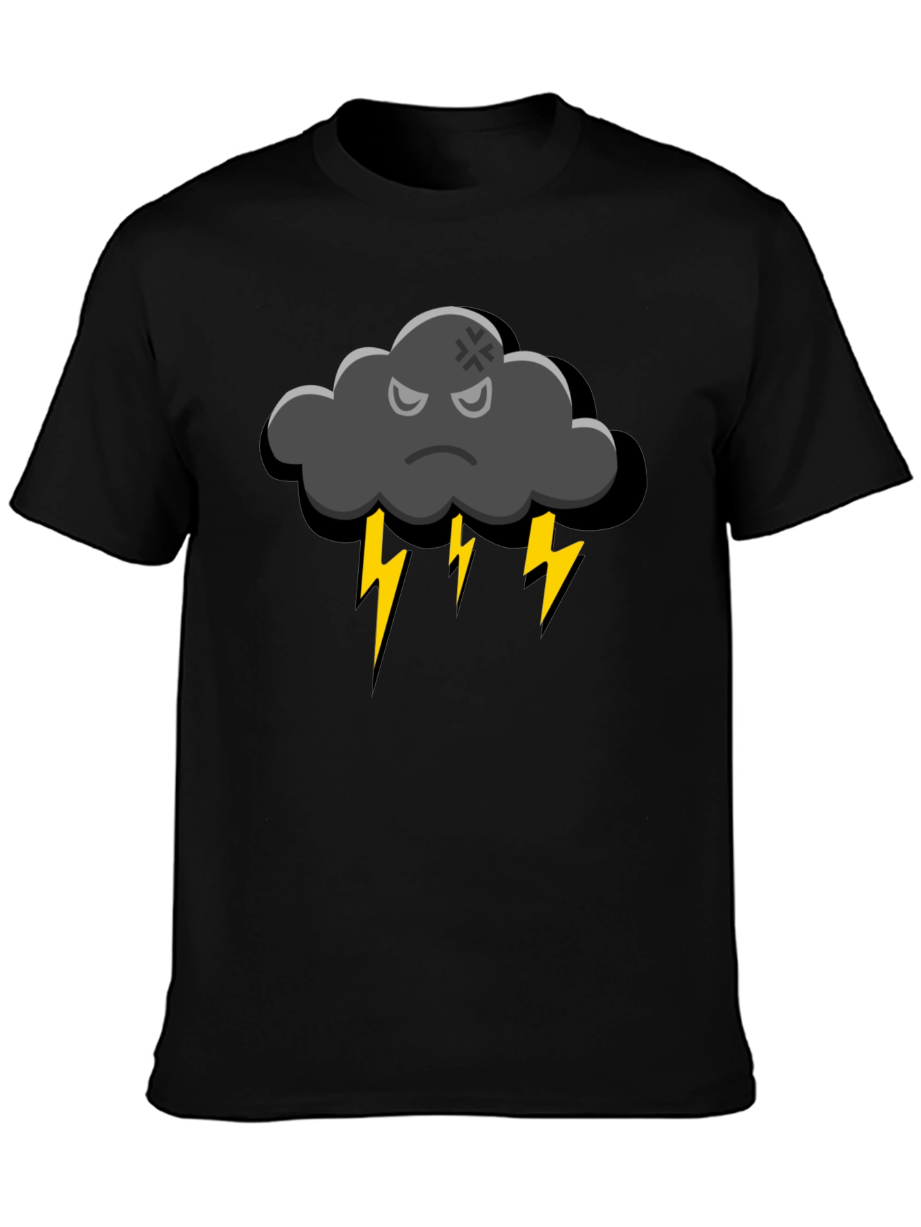 Storm Cloud T-Shirt - Angry Weather Graphic Tee