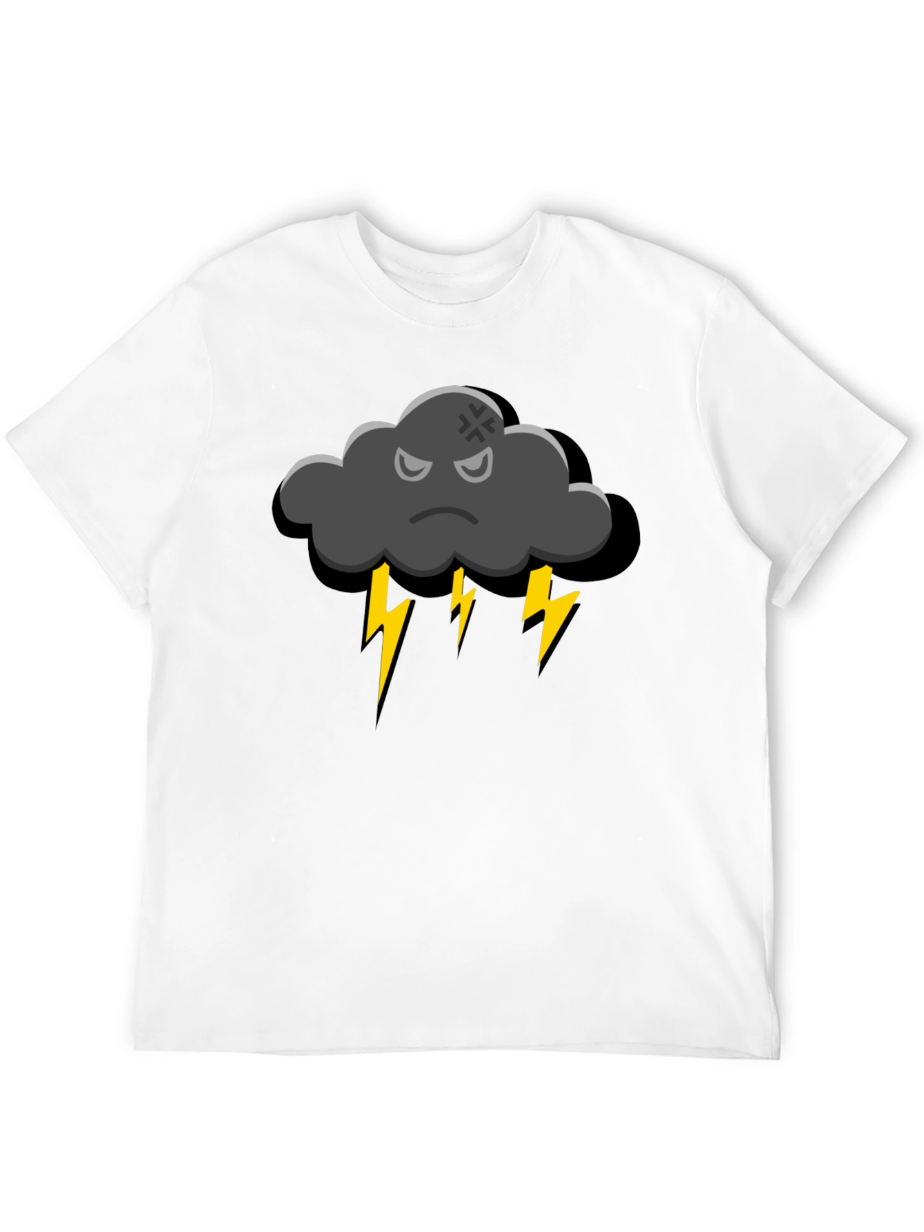 Storm Cloud T-Shirt - Angry Weather Graphic Tee
