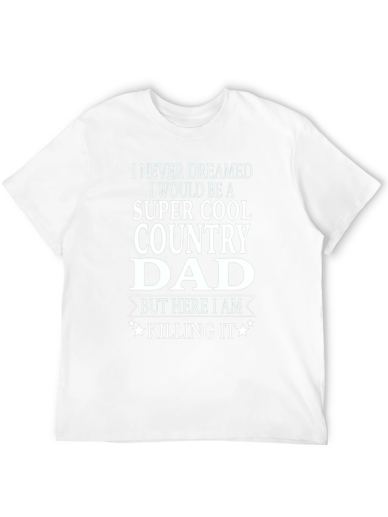 Super Cool Country Dad T-Shirt - Black