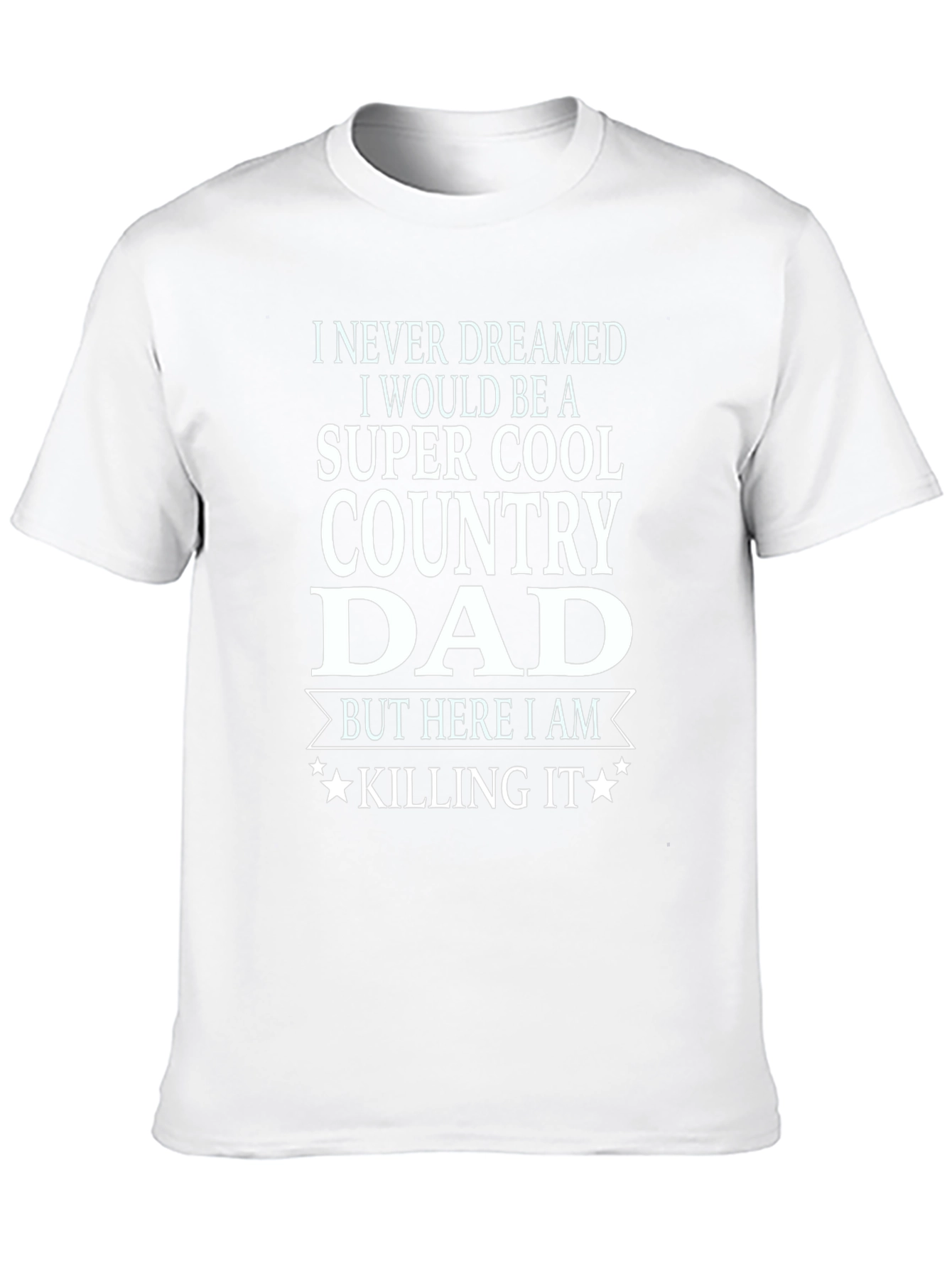 Super Cool Country Dad T-Shirt - Black