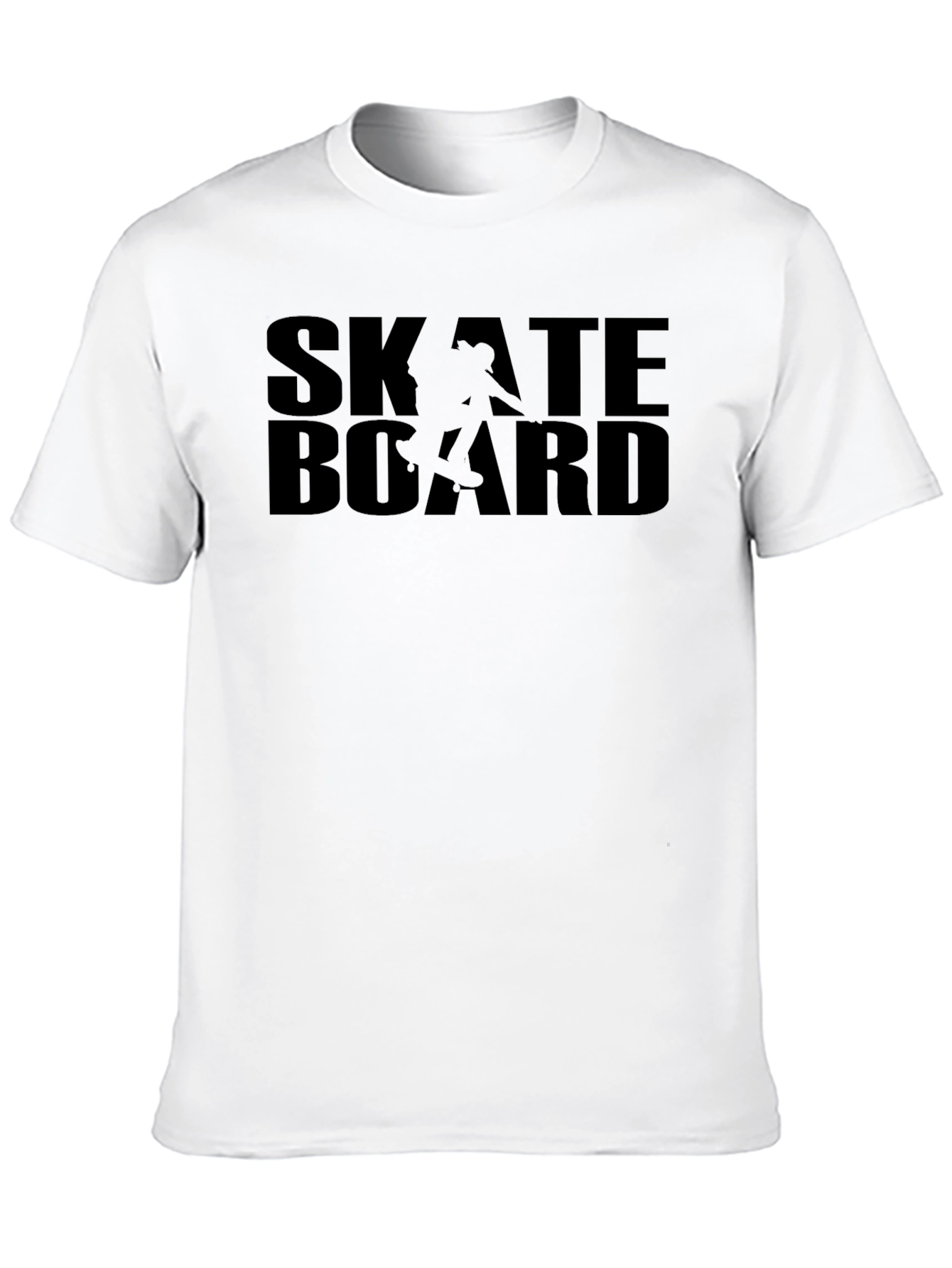 Skateboard Graphic T-Shirt Black