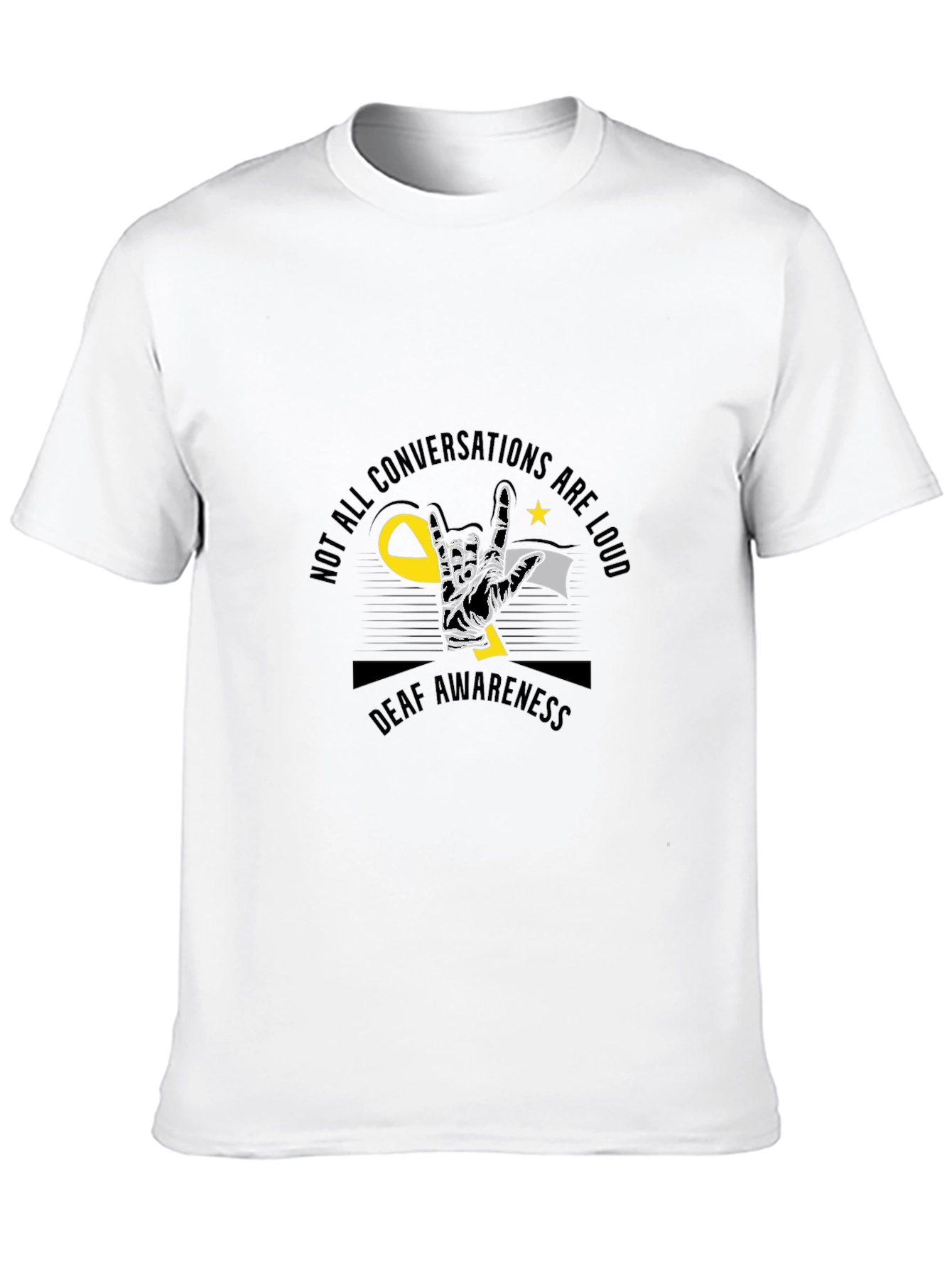 Deaf Awareness Graphic T-Shirt