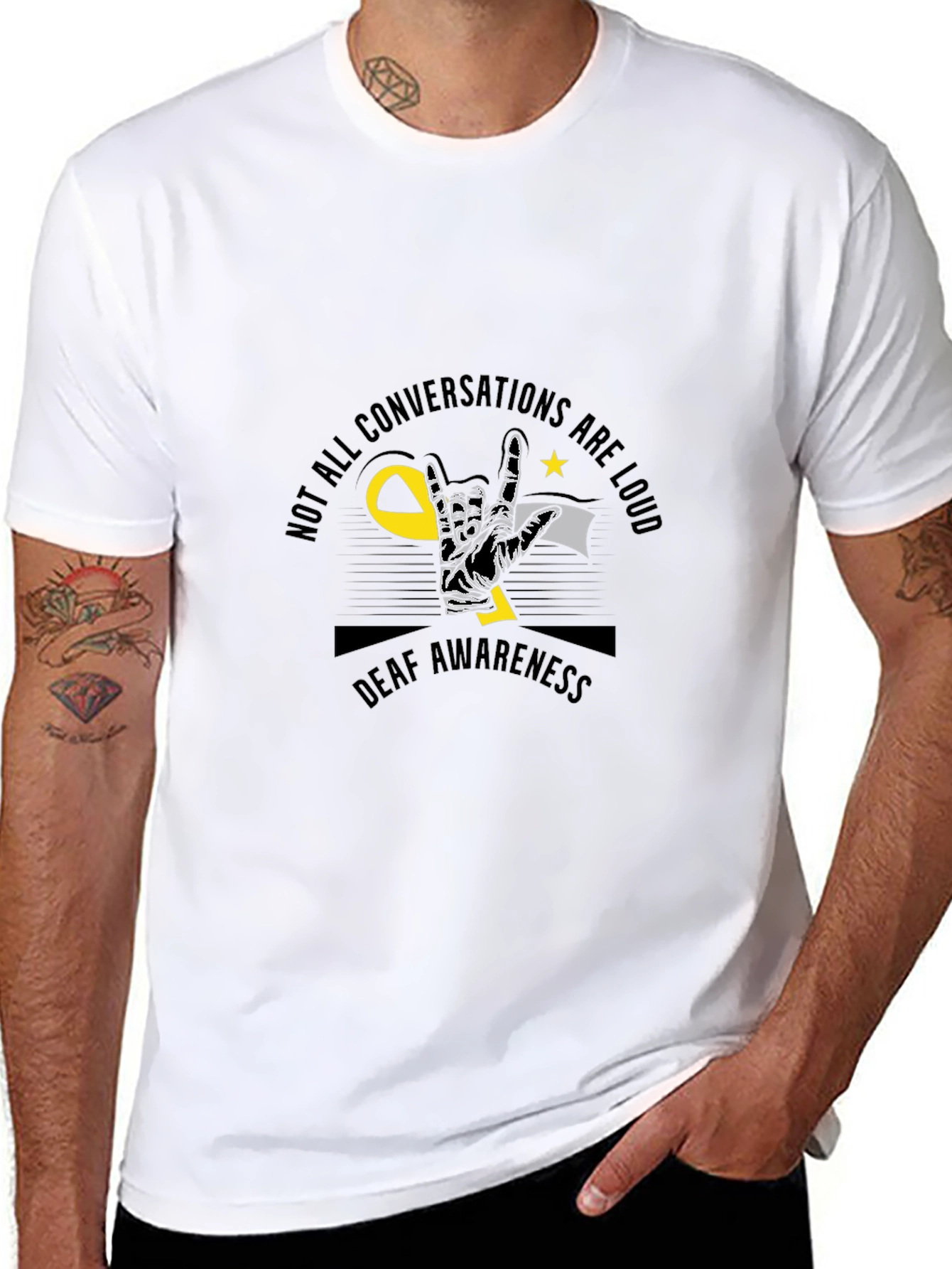 Deaf Awareness Graphic T-Shirt