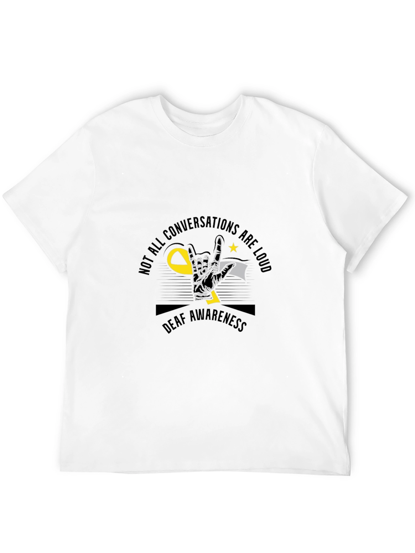 Deaf Awareness Graphic T-Shirt