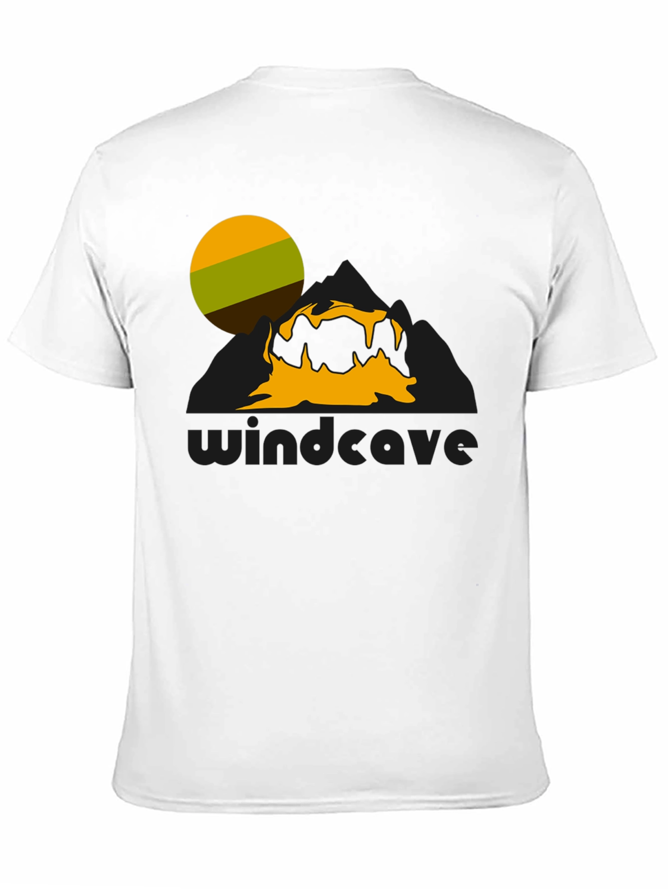 Windcave Graphic Tee - Nature Inspired Black T-Shirt