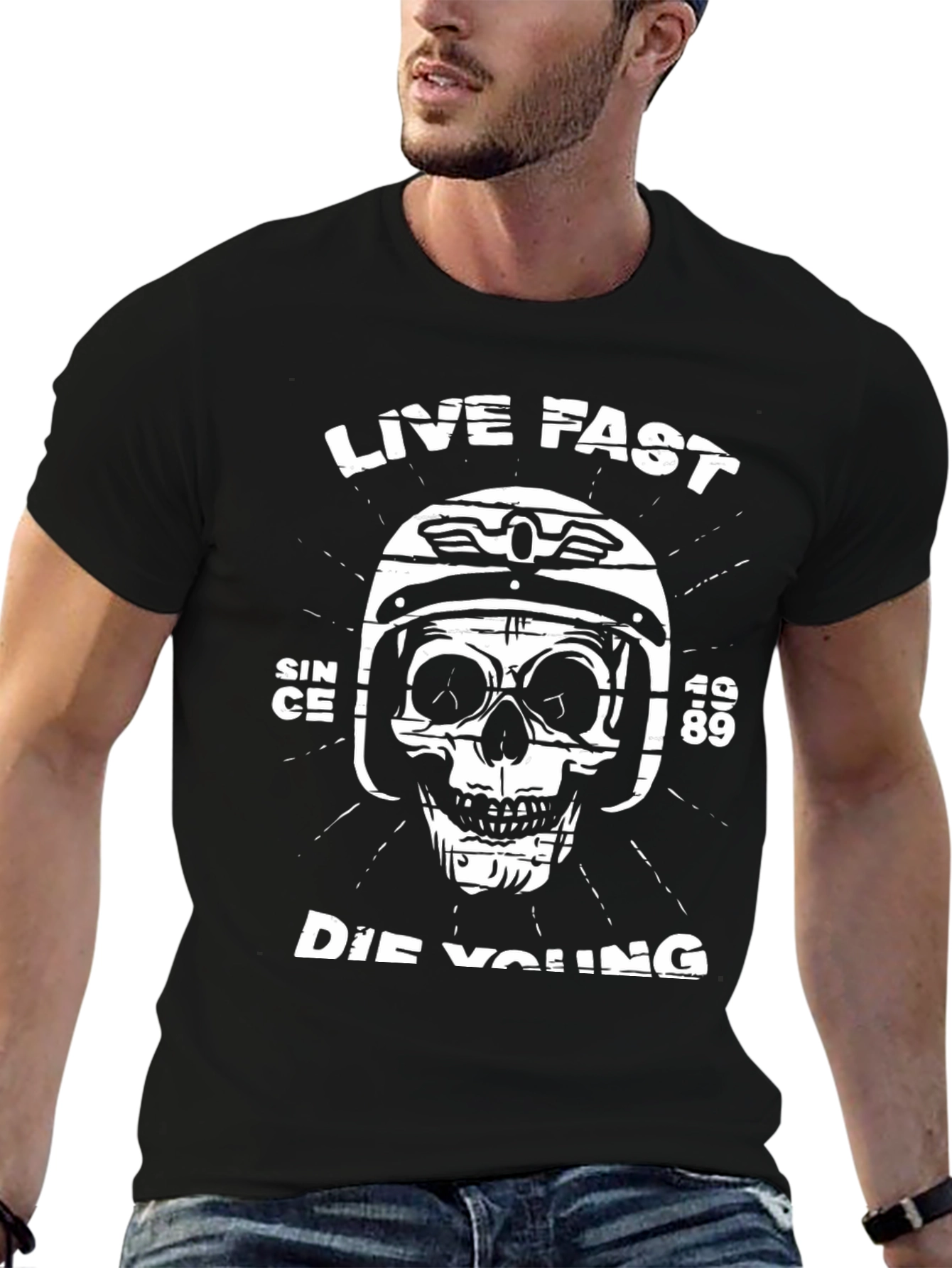 Live Fast Die Young Graphic Tee