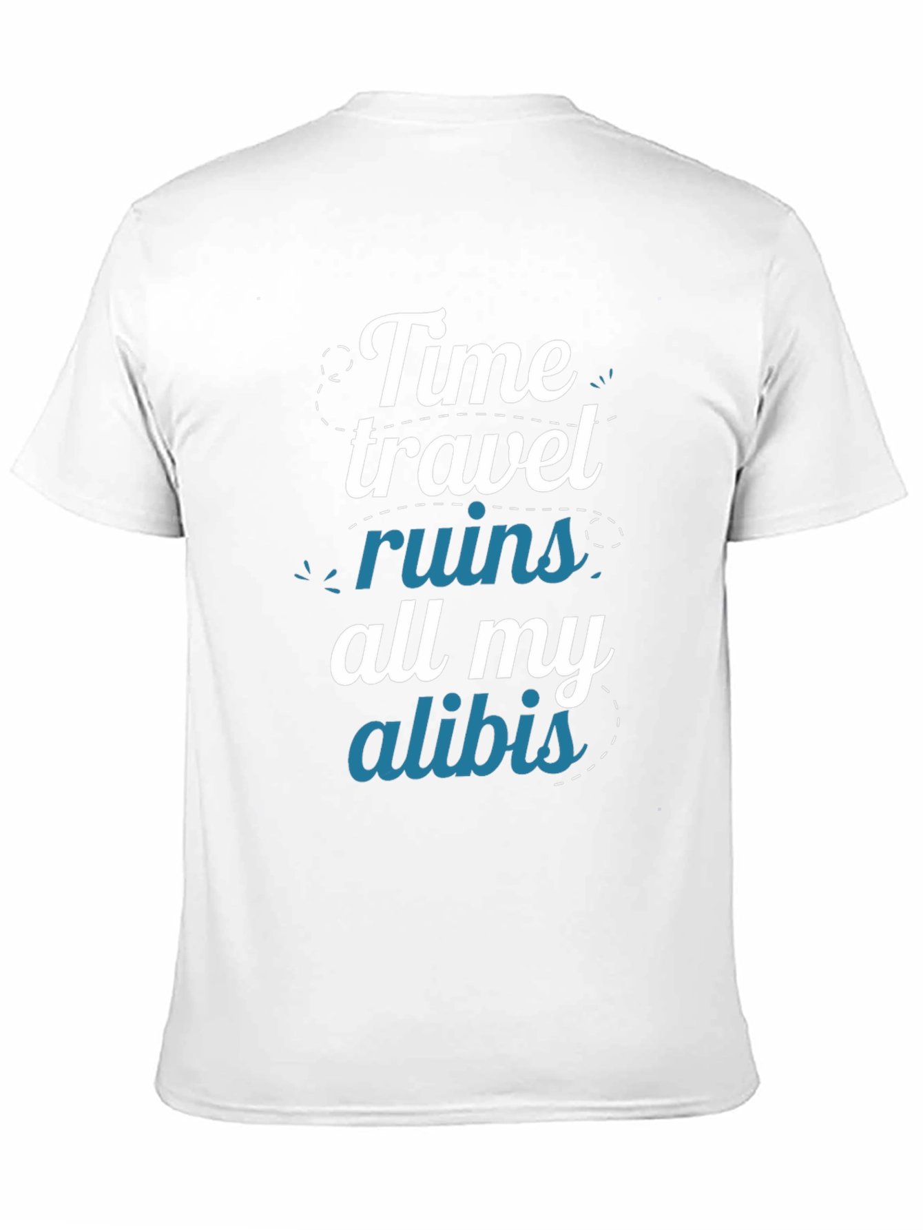 Time Travel Ruin Alibi Graphic T-Shirt