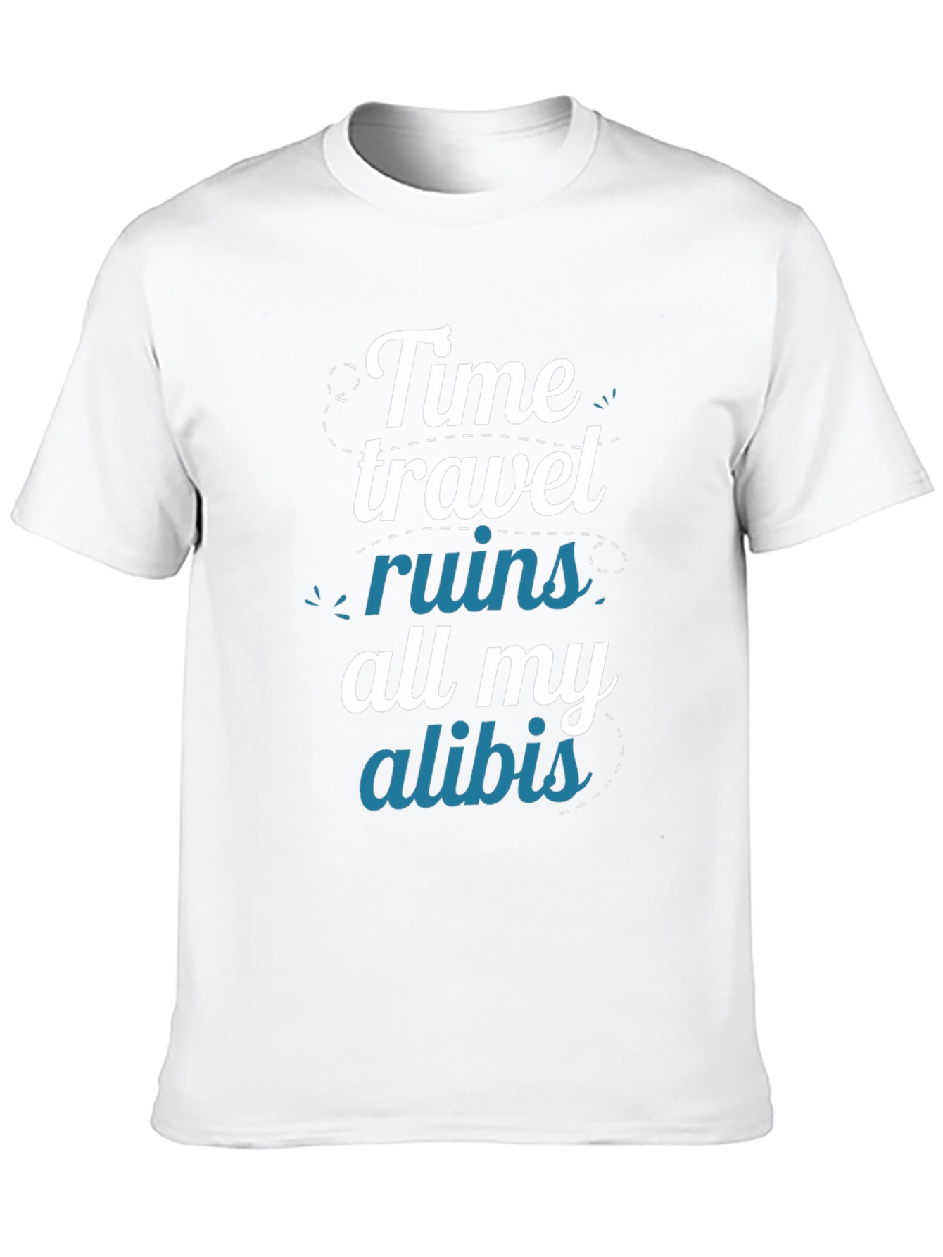 Time Travel Ruin Alibi Graphic T-Shirt