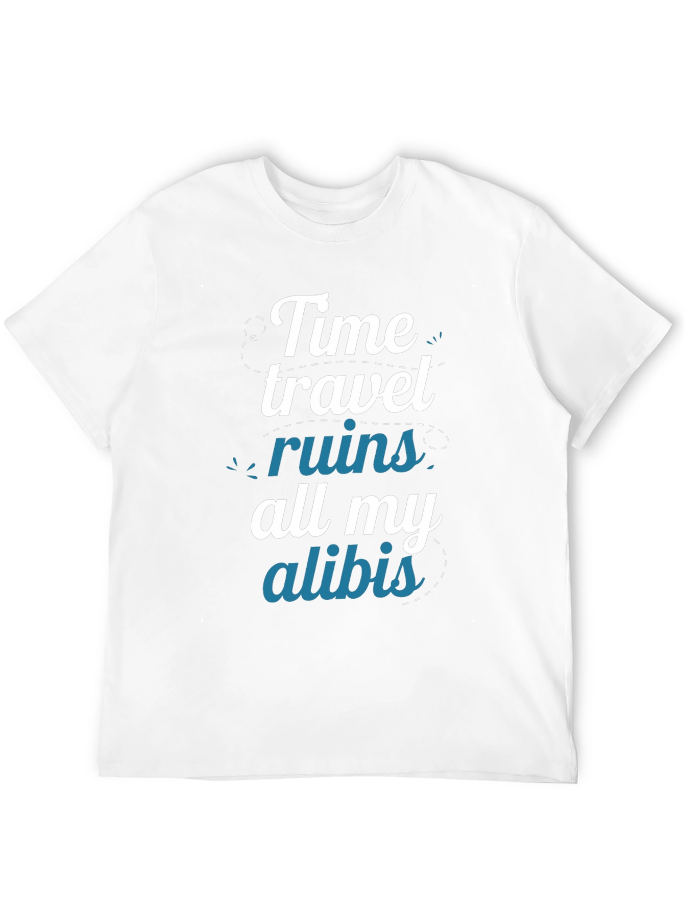 Time Travel Ruin Alibi Graphic T-Shirt