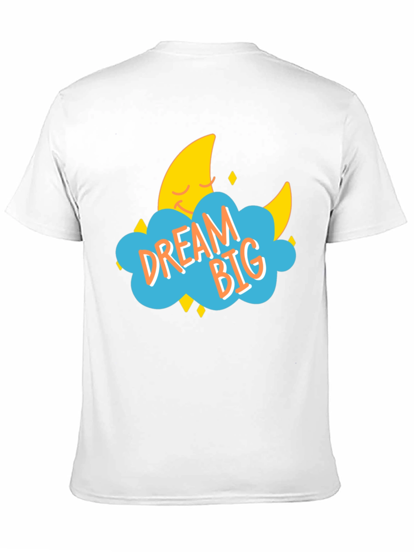 Dream Big Graphic Tee - Black Cotton T-Shirt