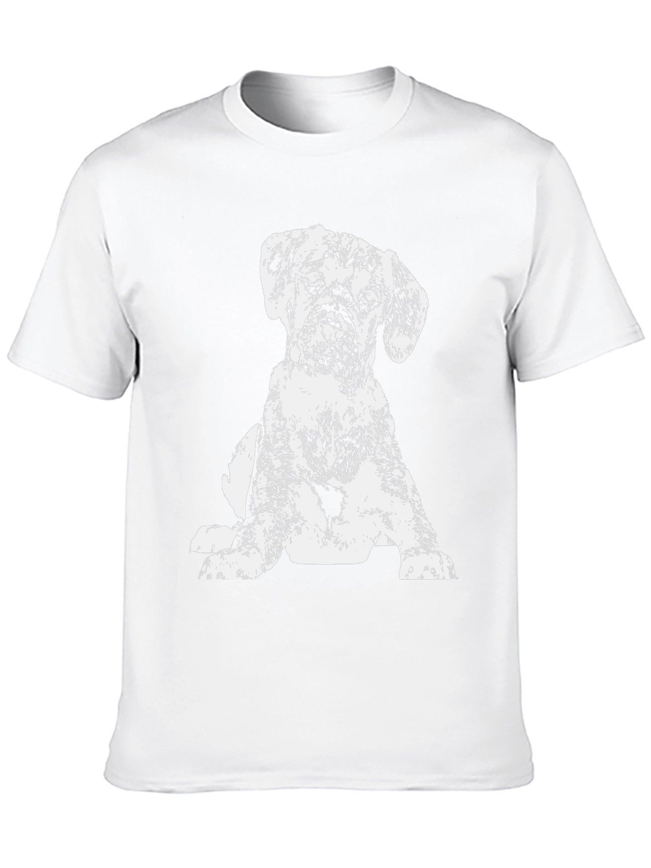 Dog Graphic Black T-Shirt