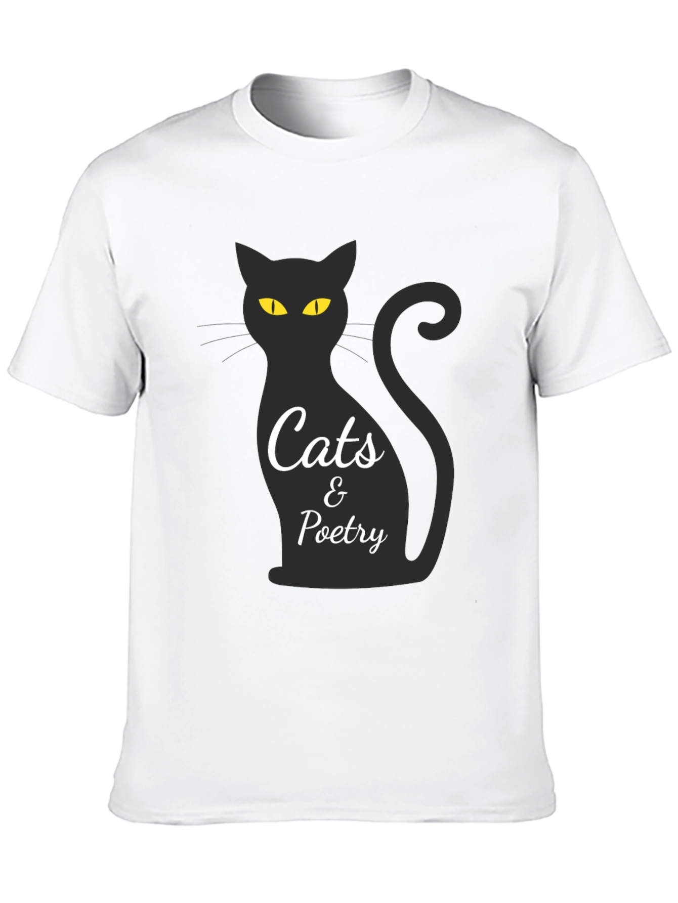 Cats & Poetry Graphic T-Shirt
