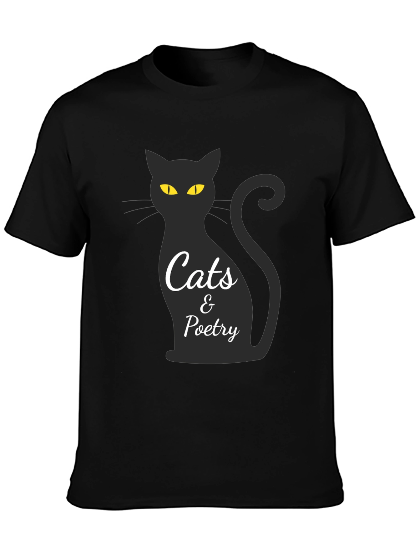 Cats & Poetry Graphic T-Shirt