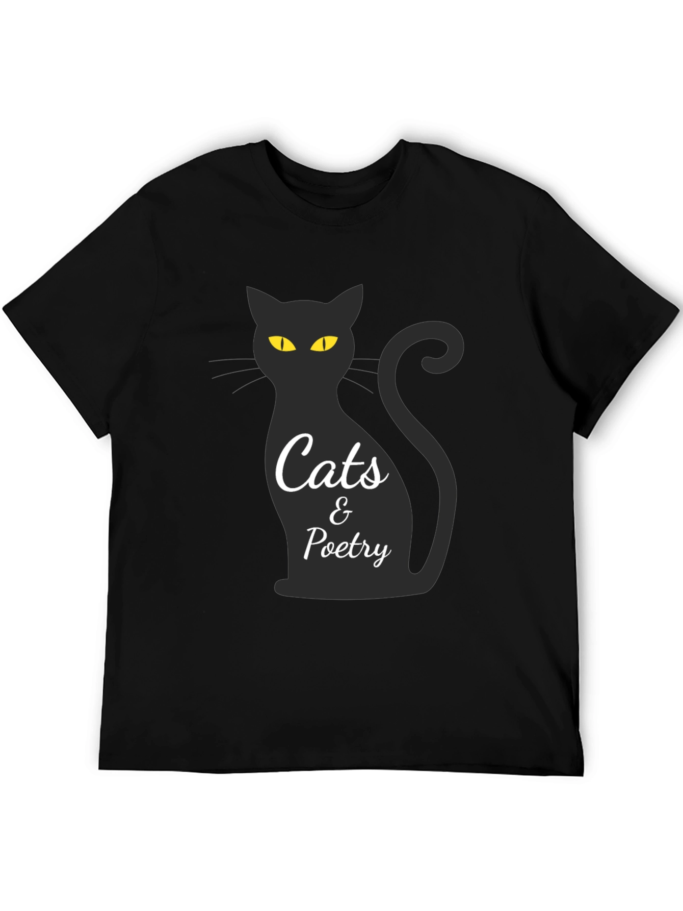 Cats & Poetry Graphic T-Shirt