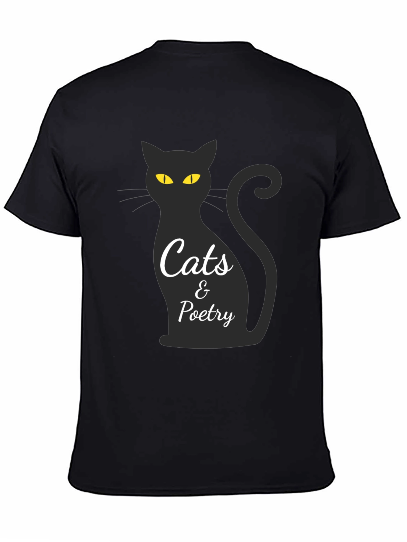 Cats & Poetry Graphic T-Shirt