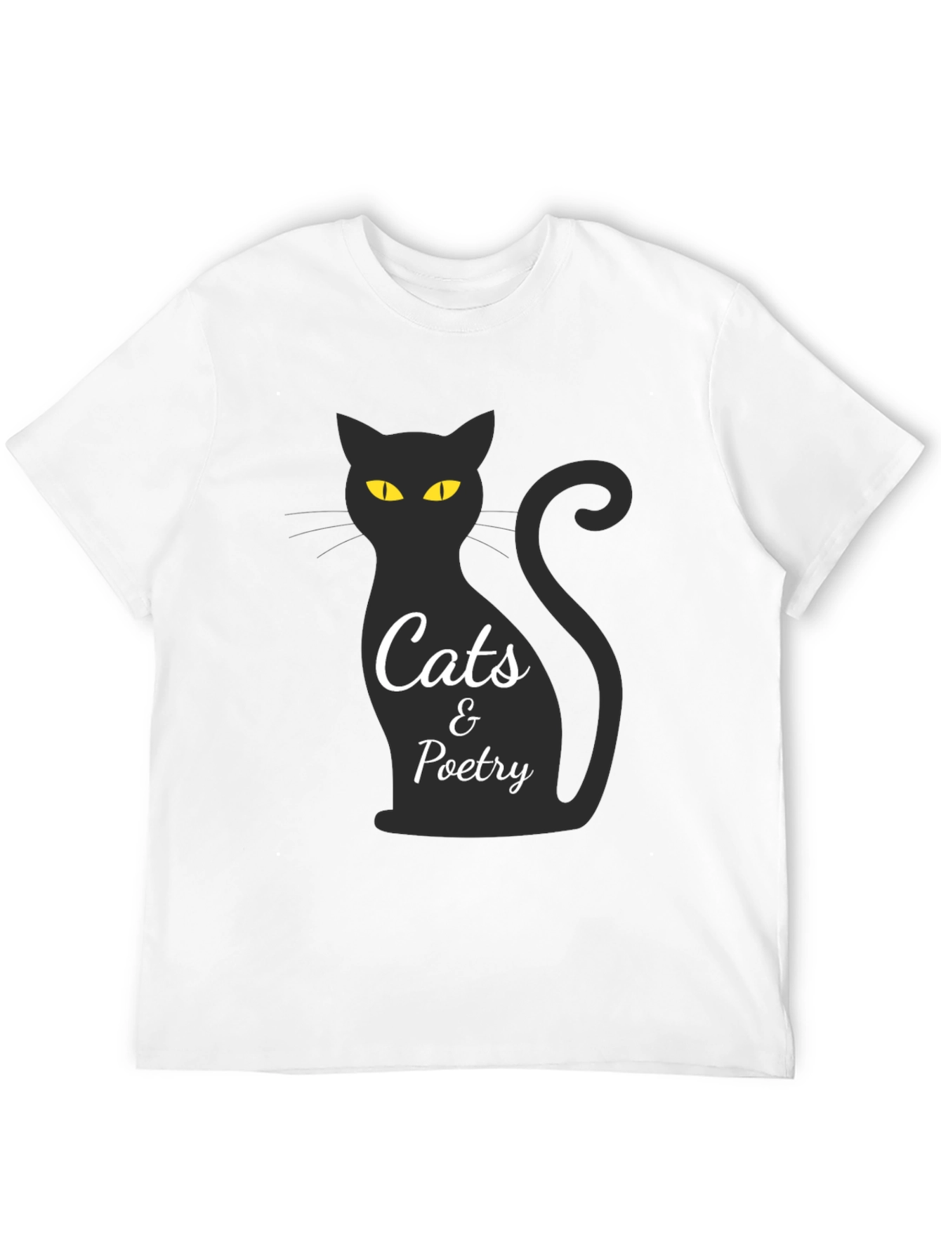 Cats & Poetry Graphic T-Shirt