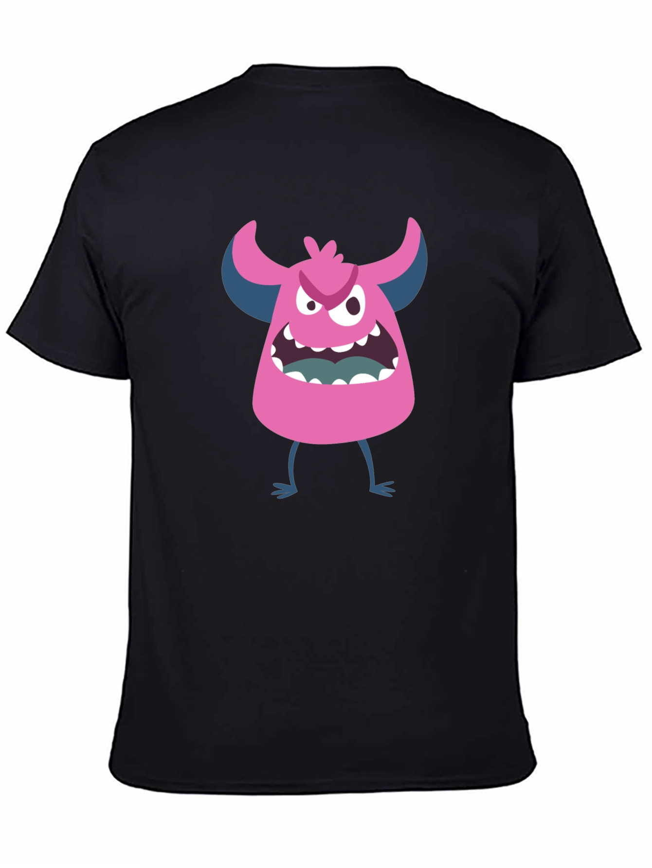 Monster Graphic T-Shirt - Black