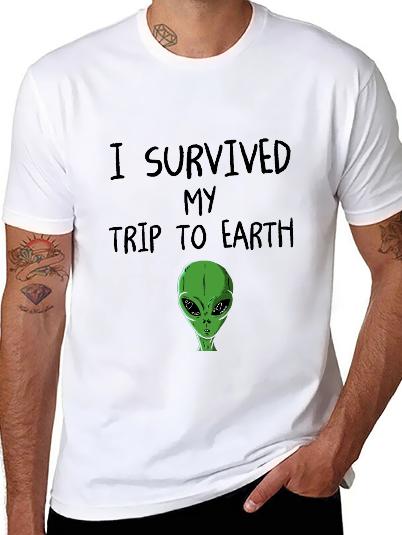I Survived My Trip to Earth Graphic T-Shirt