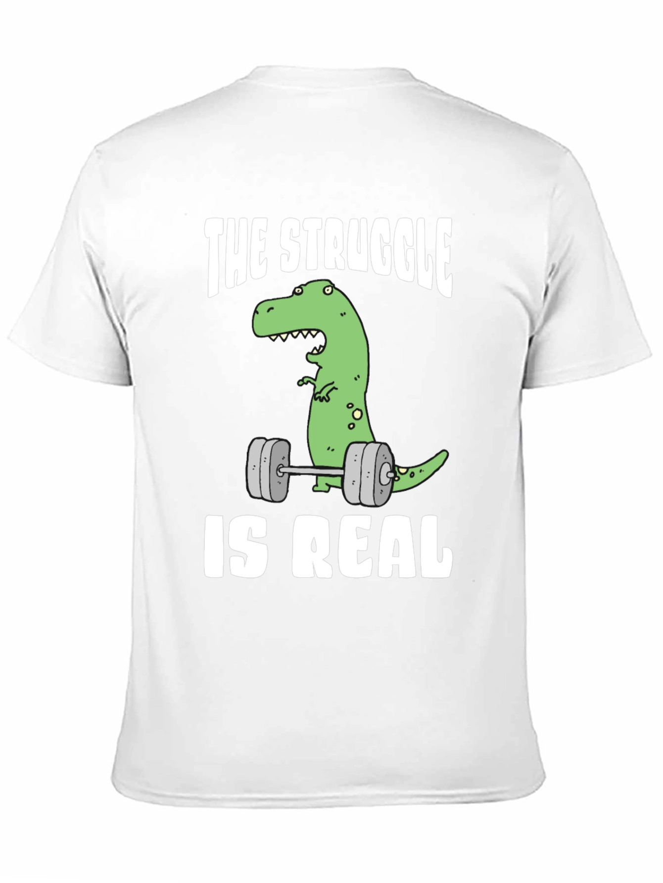 Dino Lifting Graphic Tee: The Struggle is Real!