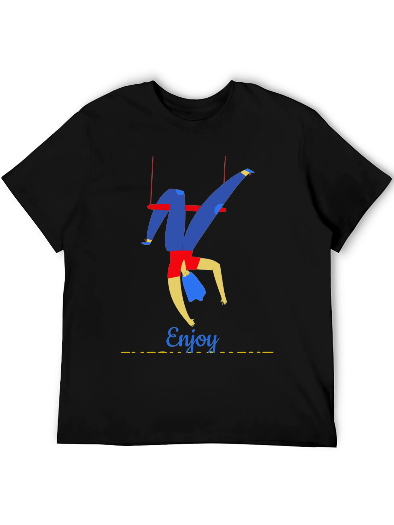 Enjoy Trapeze Artist Graphic T-Shirt