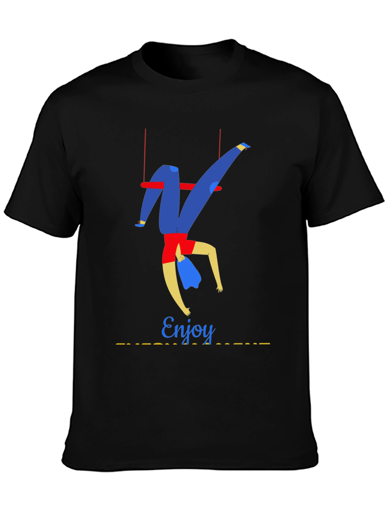 Enjoy Trapeze Artist Graphic T-Shirt