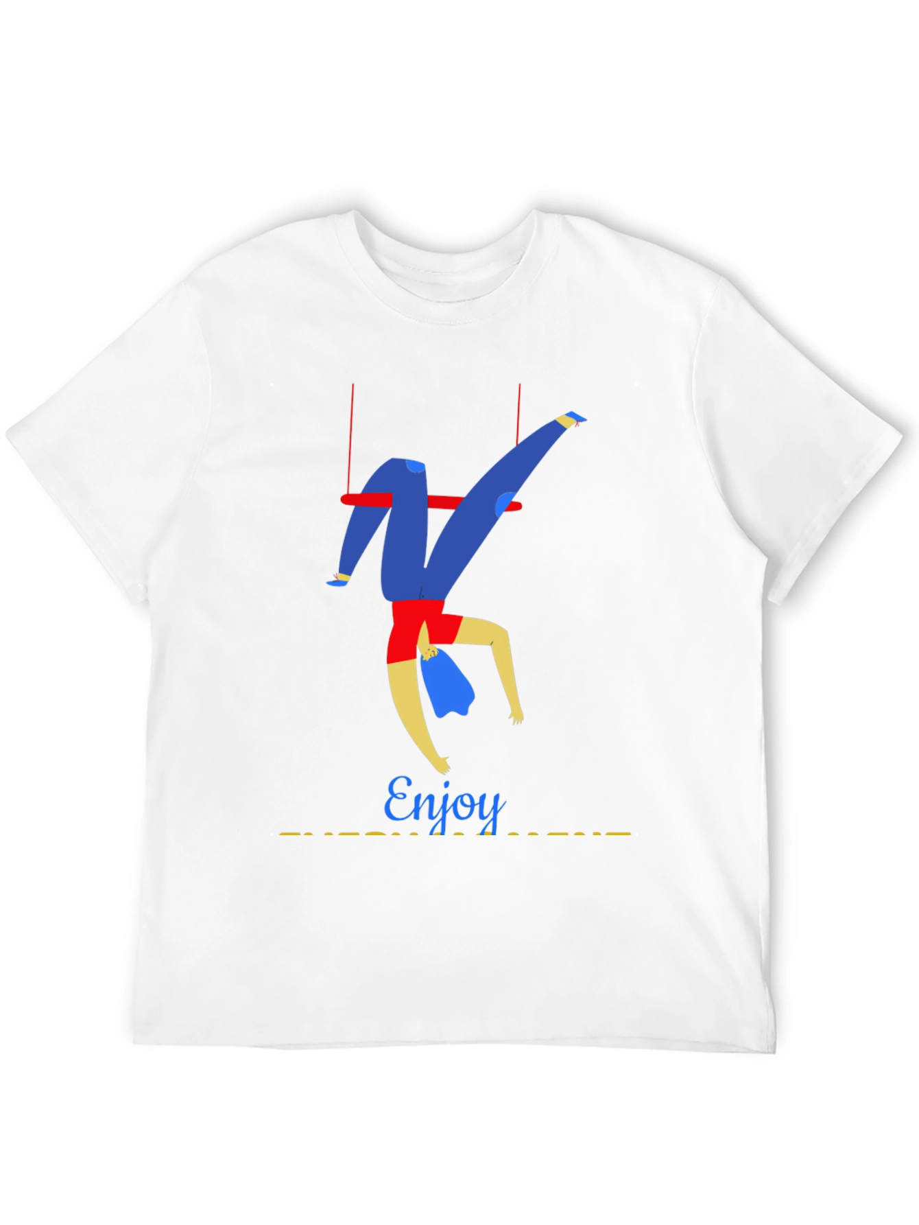 Enjoy Trapeze Artist Graphic T-Shirt