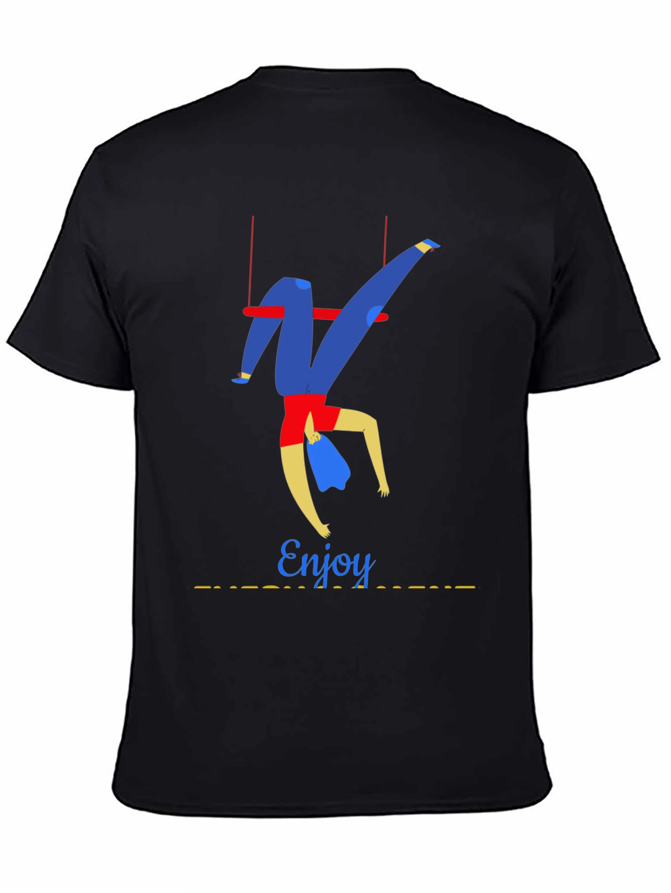 Enjoy Trapeze Artist Graphic T-Shirt