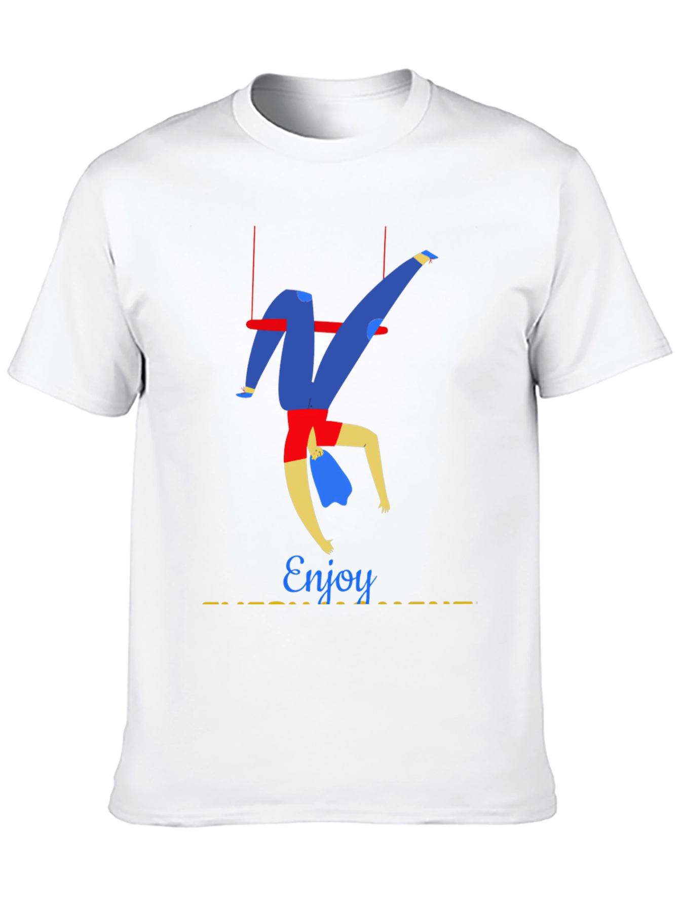 Enjoy Trapeze Artist Graphic T-Shirt