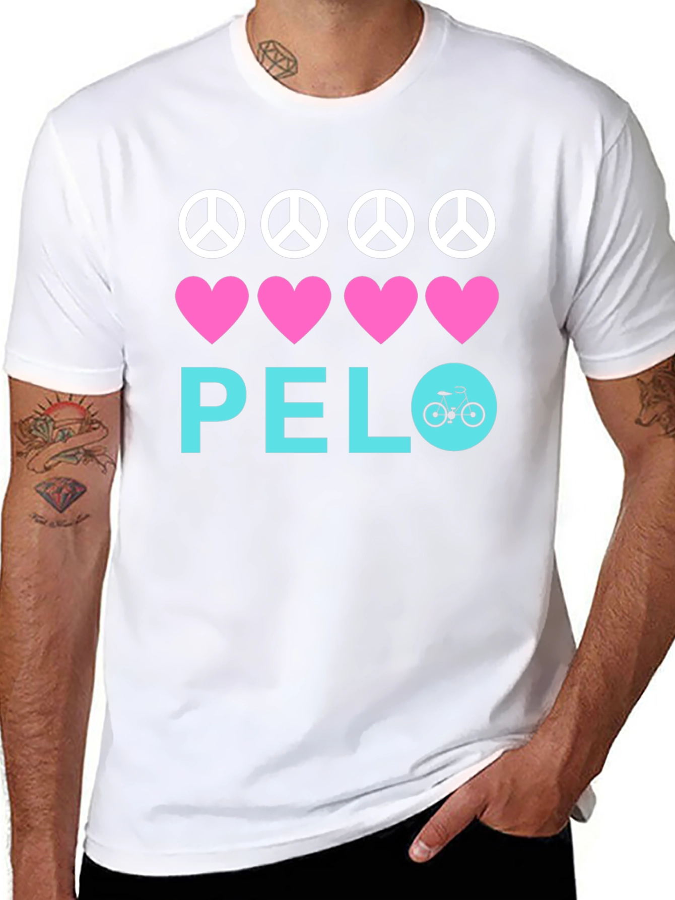Peace Love Bicycle T-Shirt