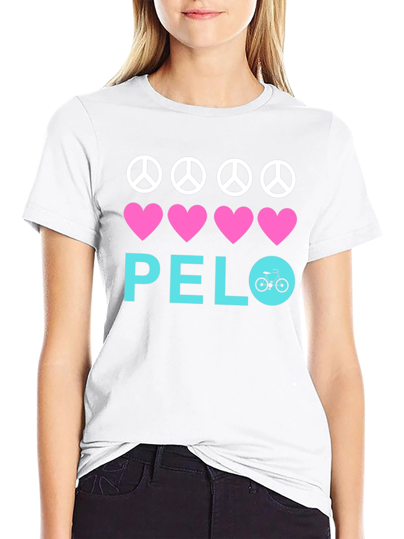Peace Love Bicycle T-Shirt