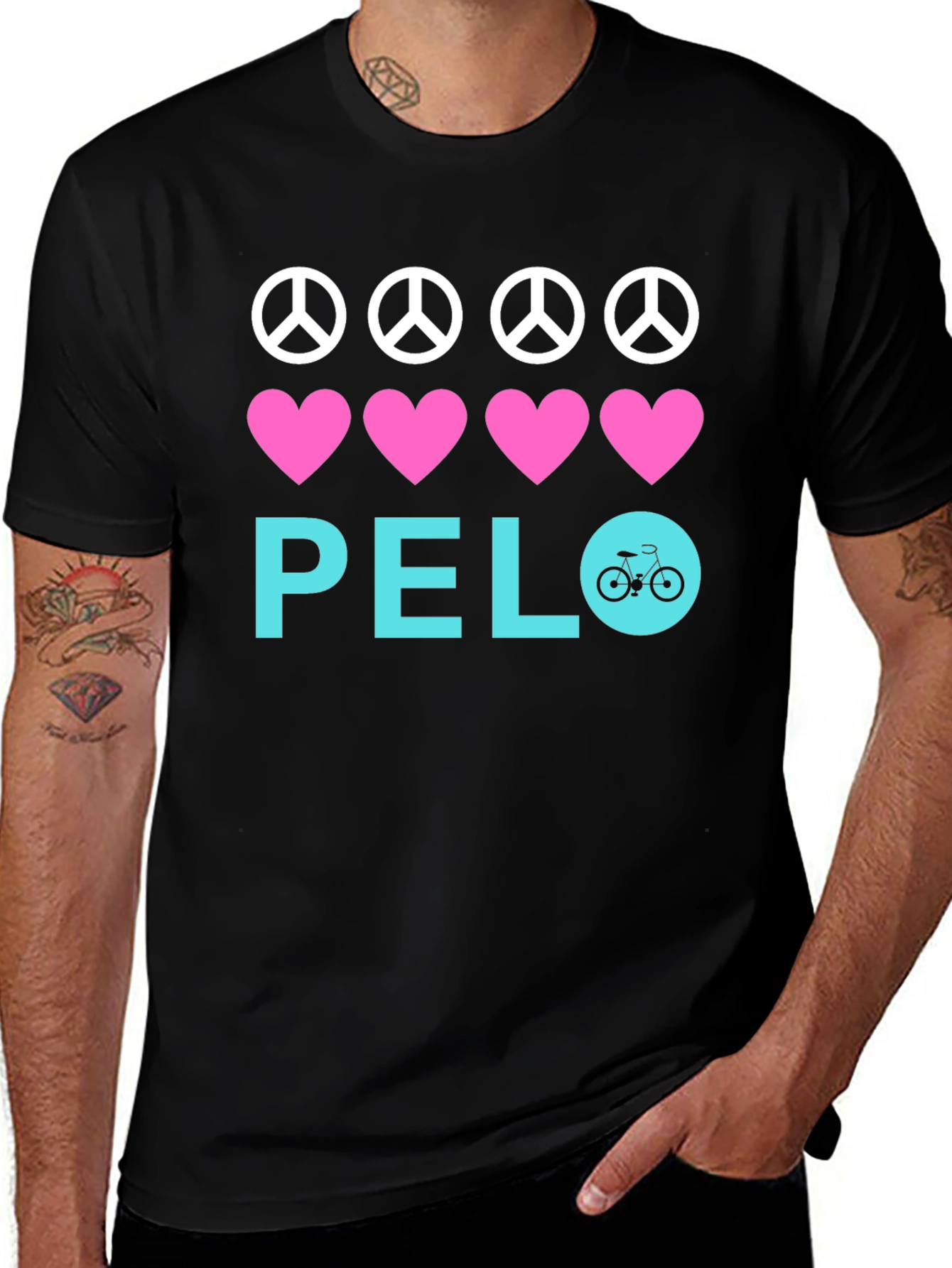 Peace Love Bicycle T-Shirt